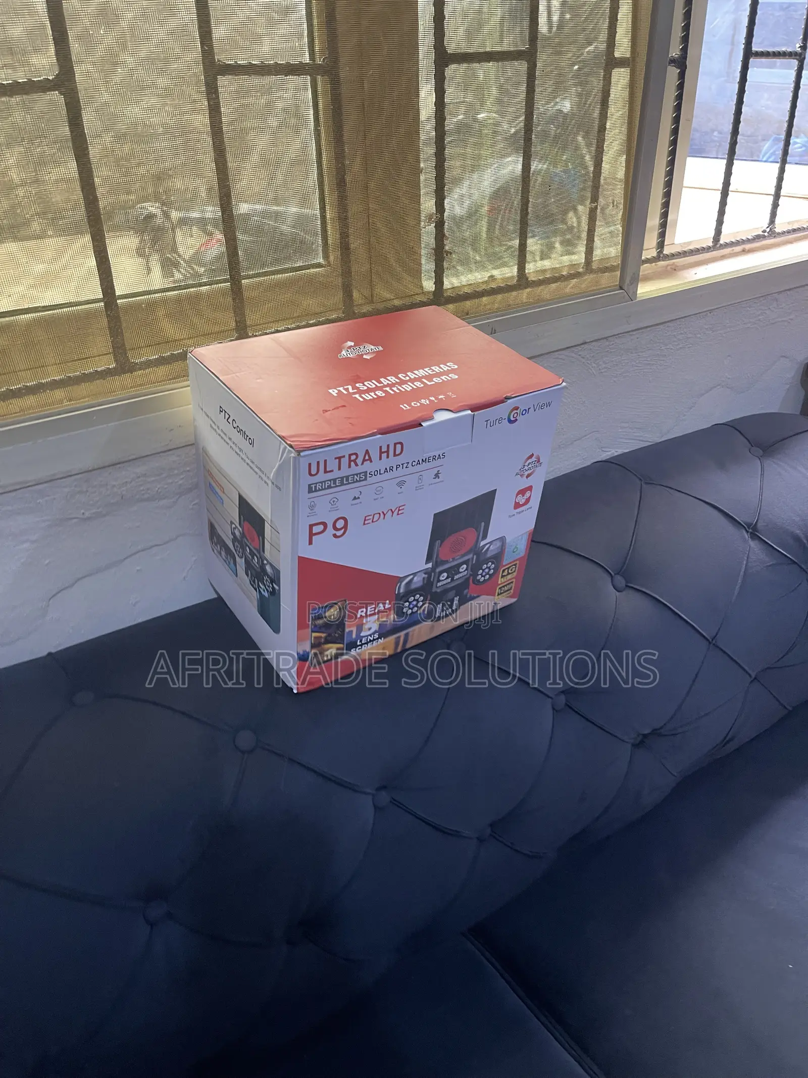 Ultra HD Triple Lens Solar Monitoring Camera