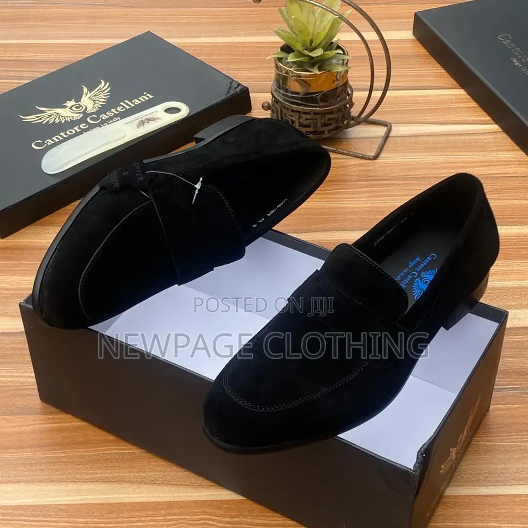 Sharp Men’s Suede Shoes – Turkish Italian Medium Sole