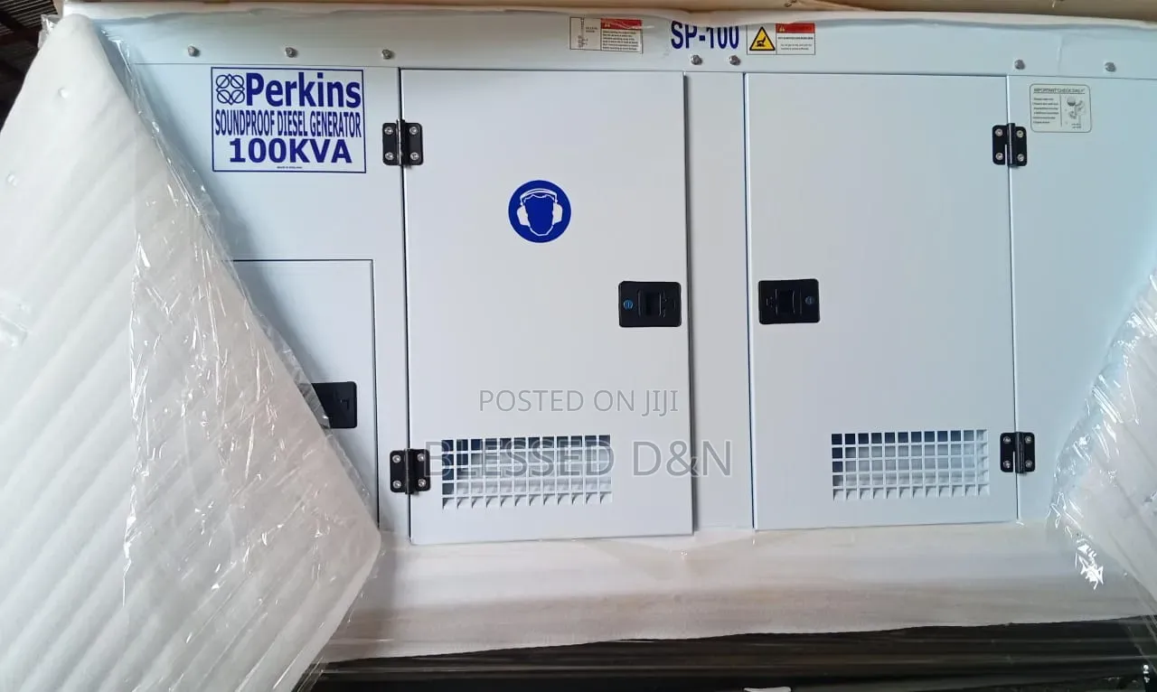 100KVA Perkins Soundproof Diesel Generator