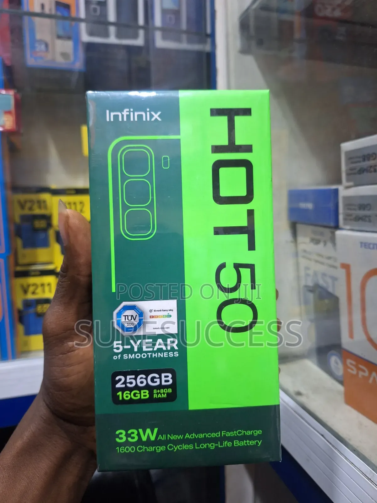 New Infinix Hot 50 256 GB Black