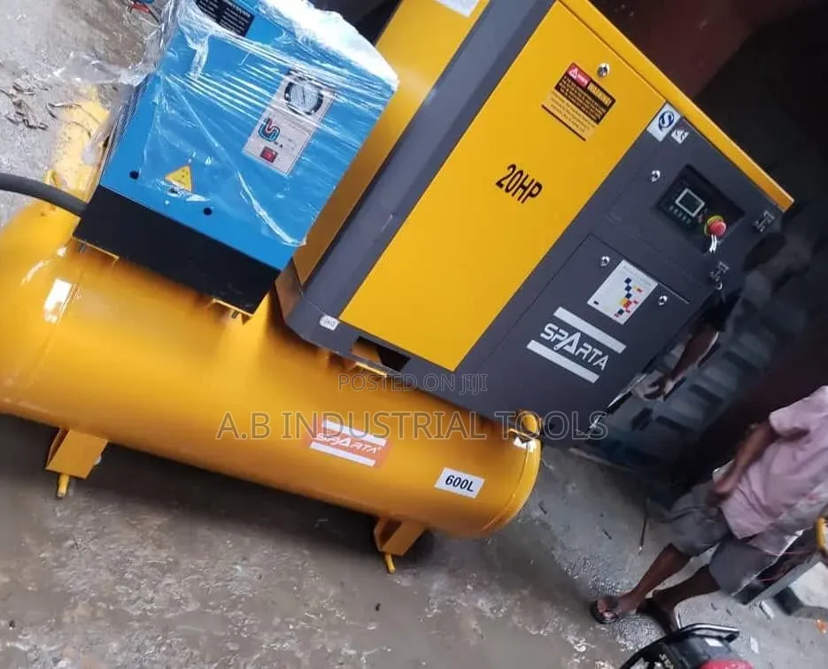 Sparta 20HP (15kW) 600L Industrial Rotary Screw Air Compressor