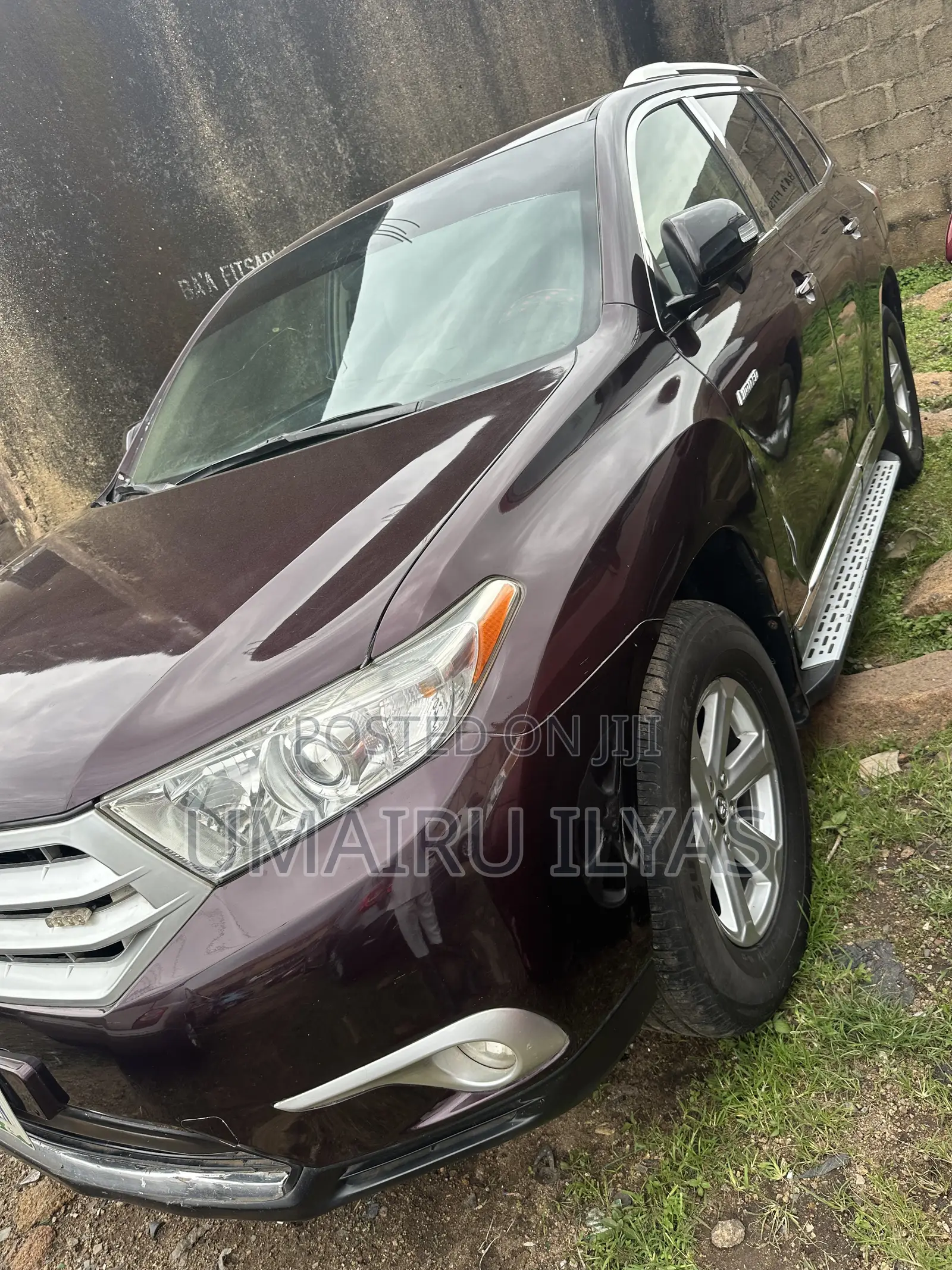Toyota Highlander 2013 Maroon