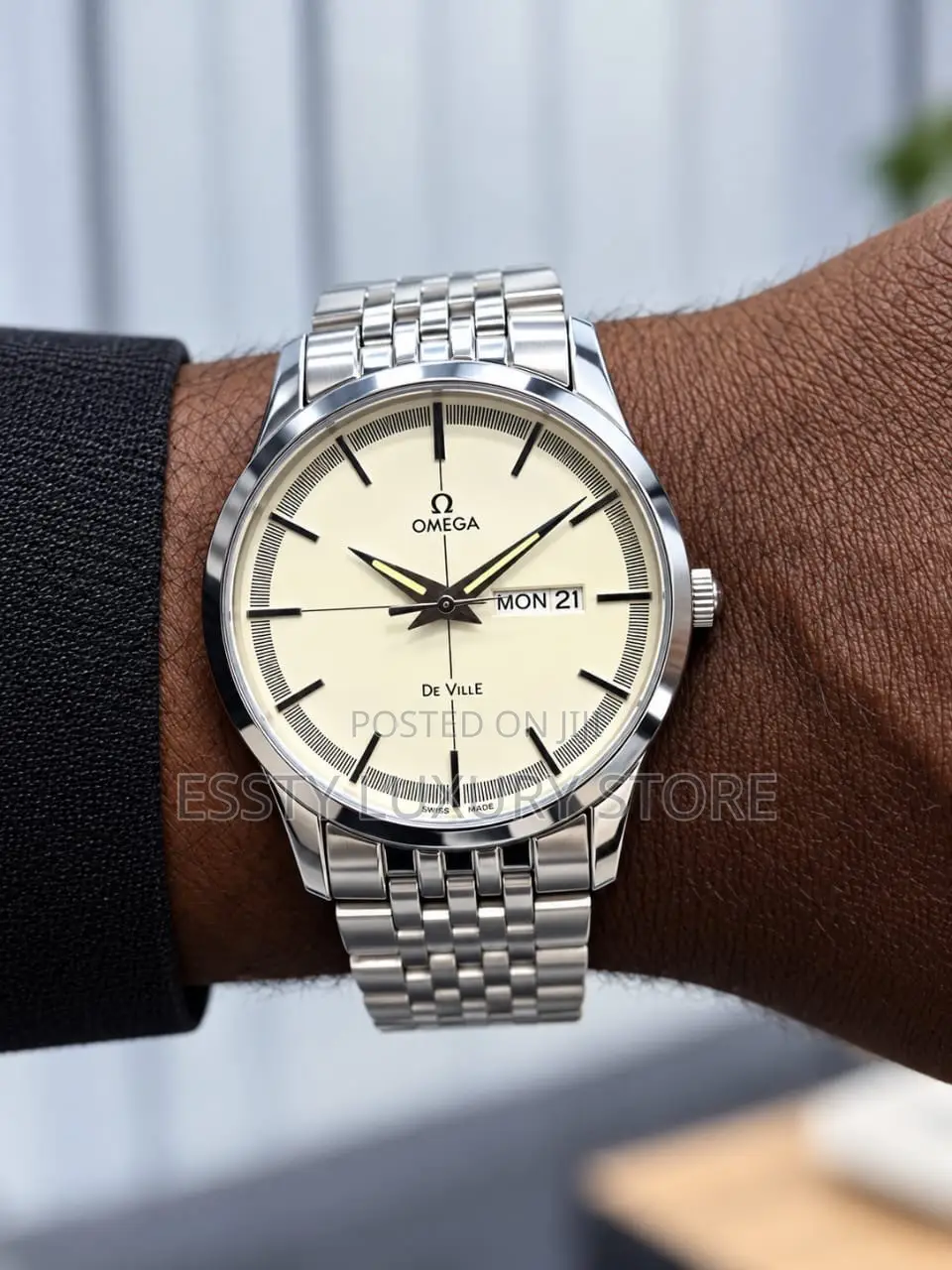 High Quality Luxury Omega Men Chain Wristwatch