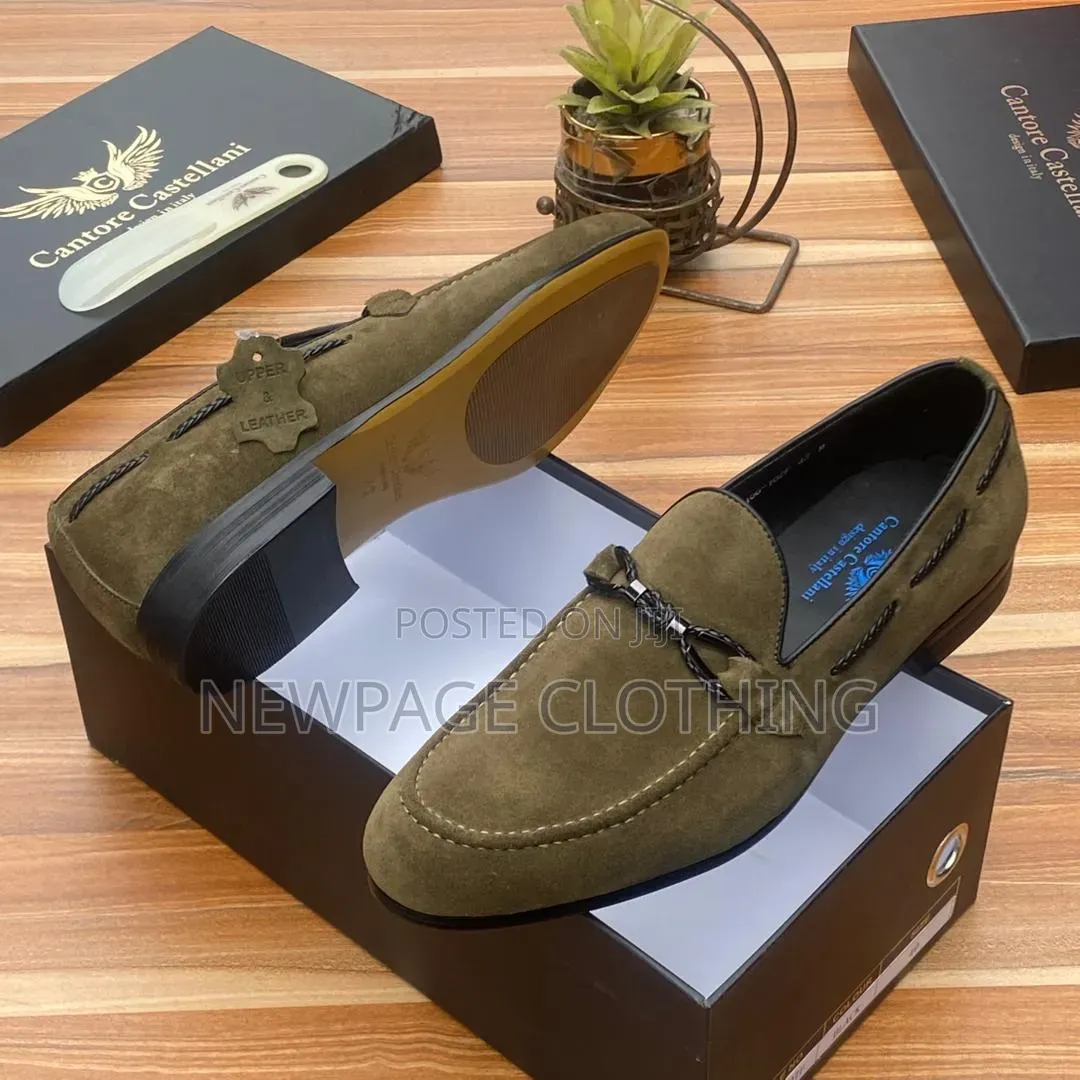 Turkish Italian Classic Suede Shoe – Men’s Medium Sole