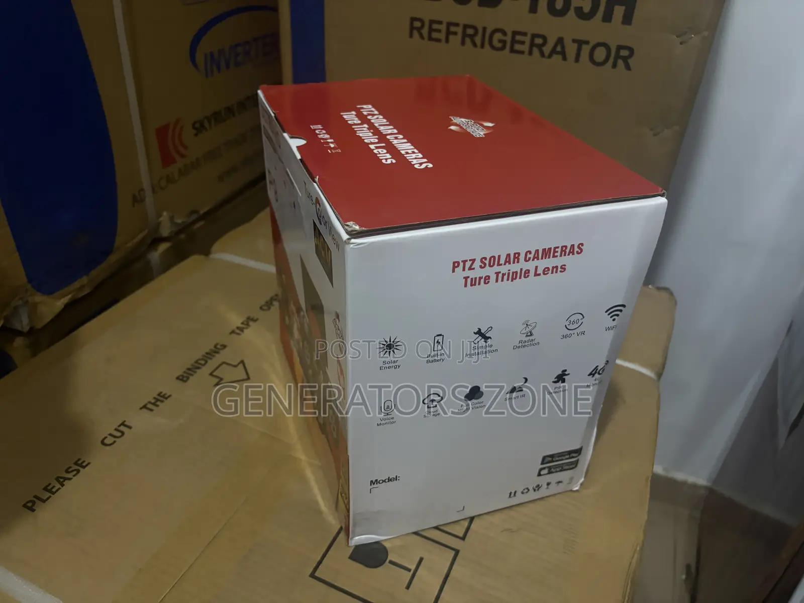 Advanced Triple-Lens Solar PTZ Outdoor Camera