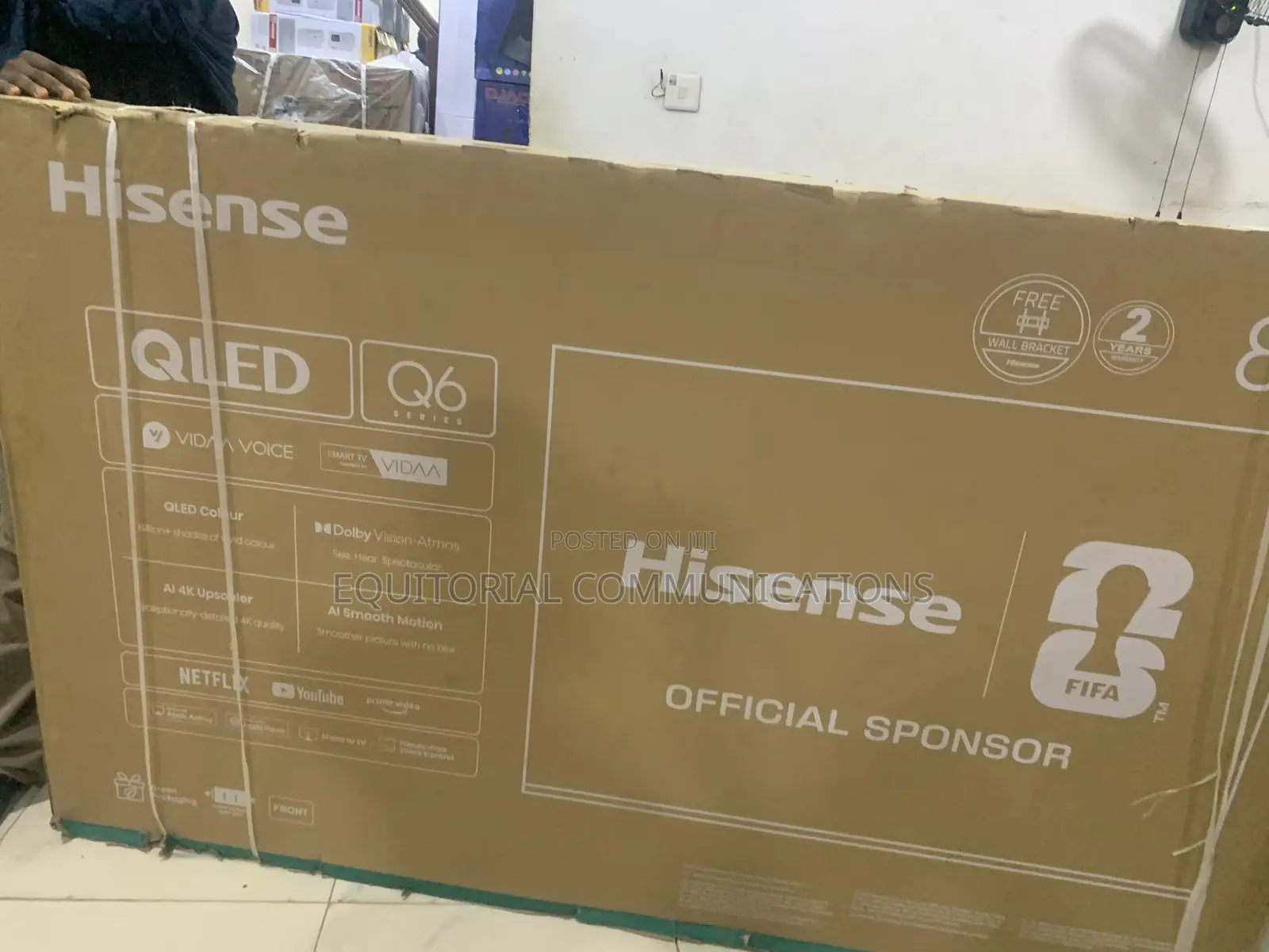 Hisense 85-Inch QLED TV – Smart Technology, Stunning Views