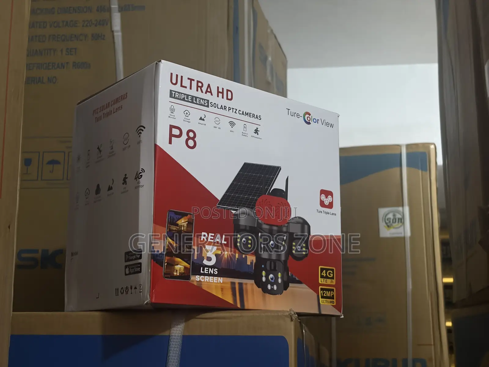  True Color Solar PTZ Security Camera