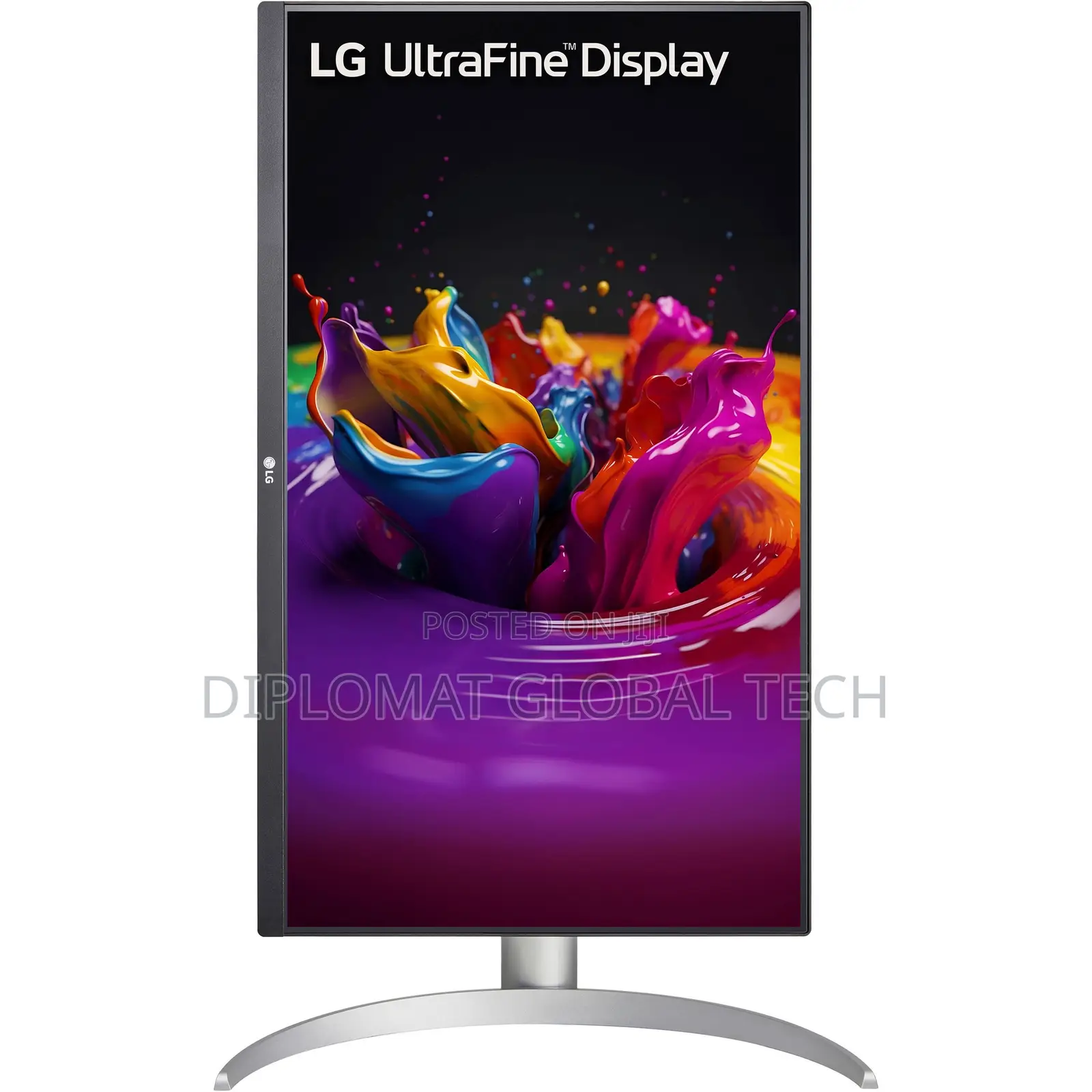 LG 27up650k-W 27-Inch Ultrafine UHD 60Hz, HDMI, Display Port Pivot