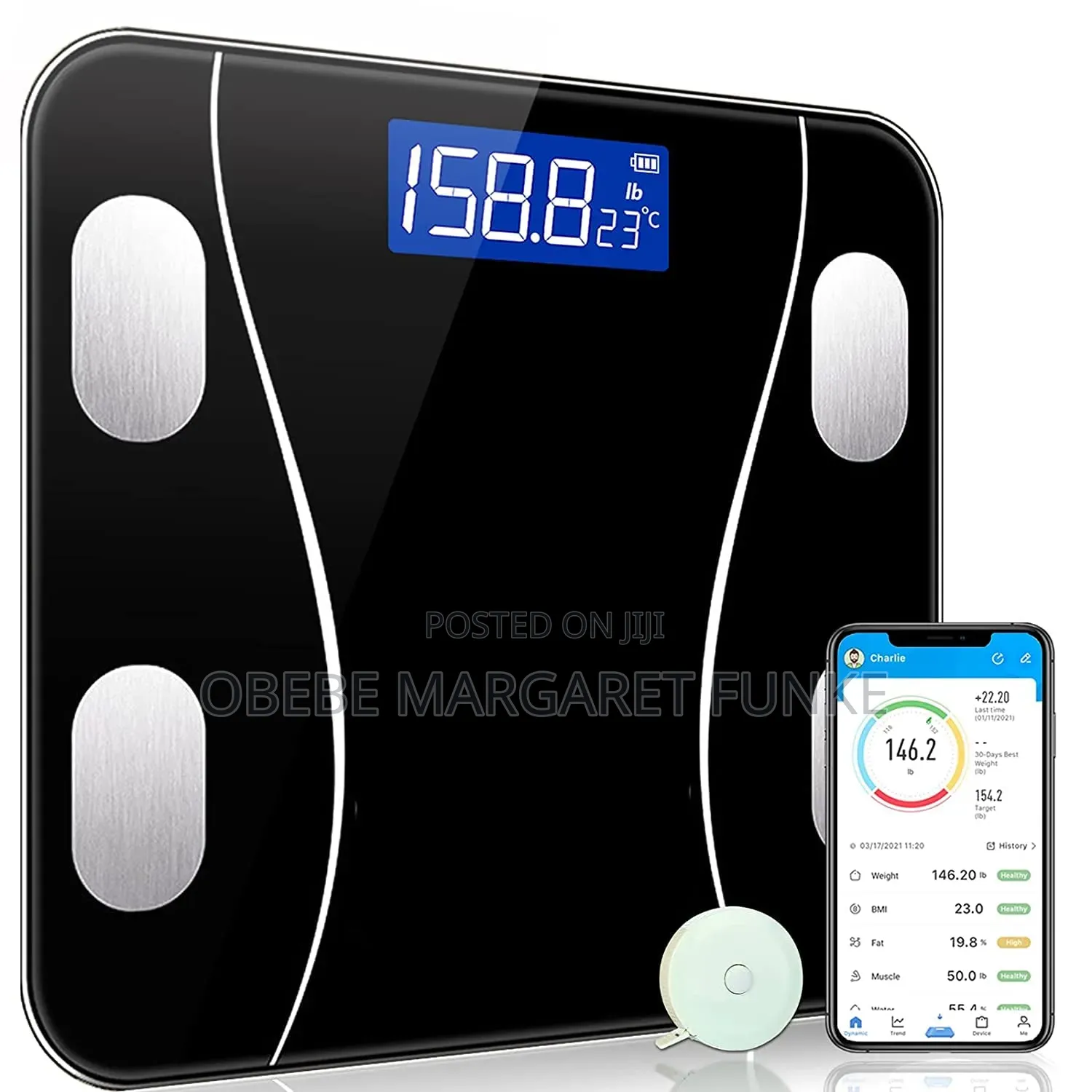 Rechargeable Digital Smart Scale