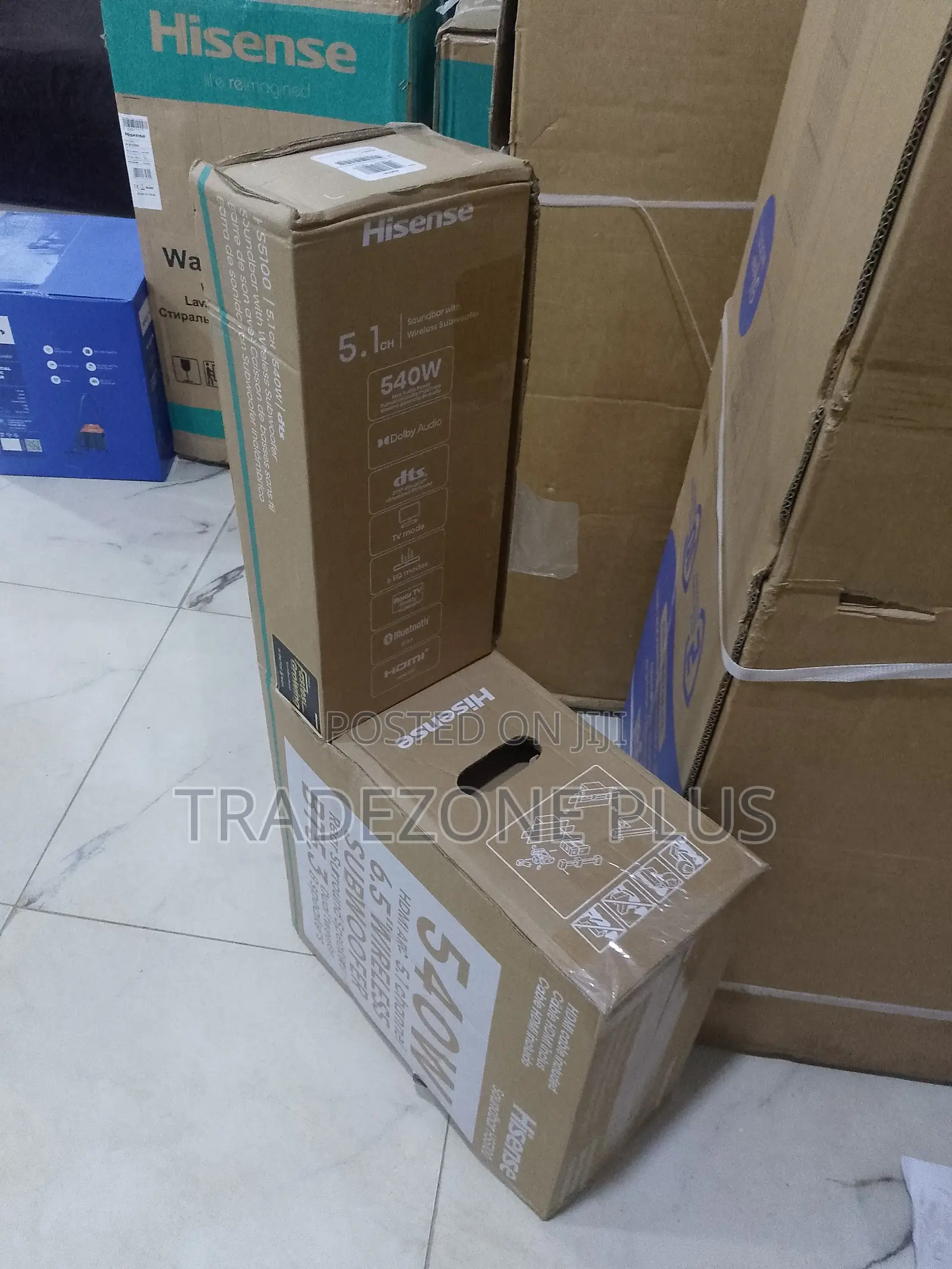 540W Hisense Soundbar – Ideal for Home Entertainment
