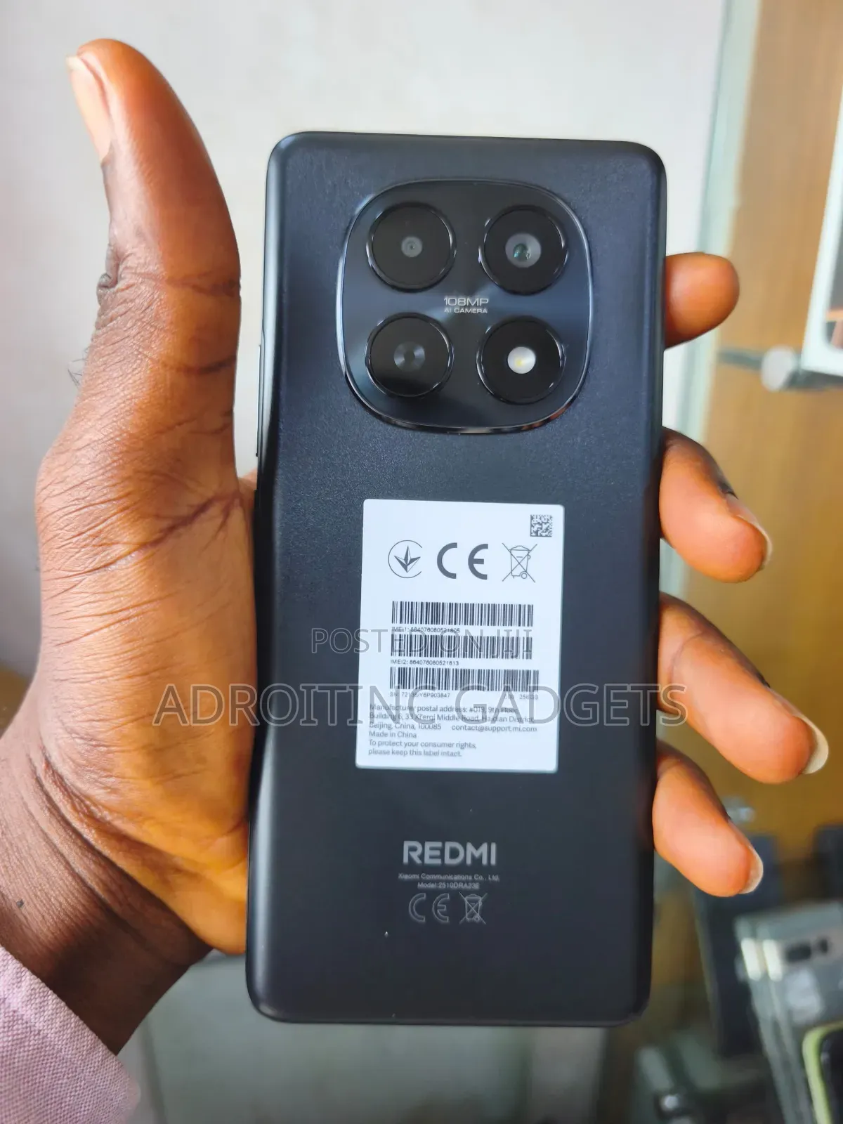 New Xiaomi Redmi Note 15 256 GB Black