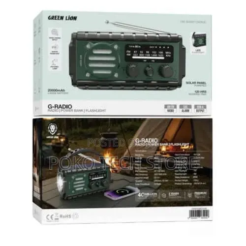 Rugged Green Lion G-Radio