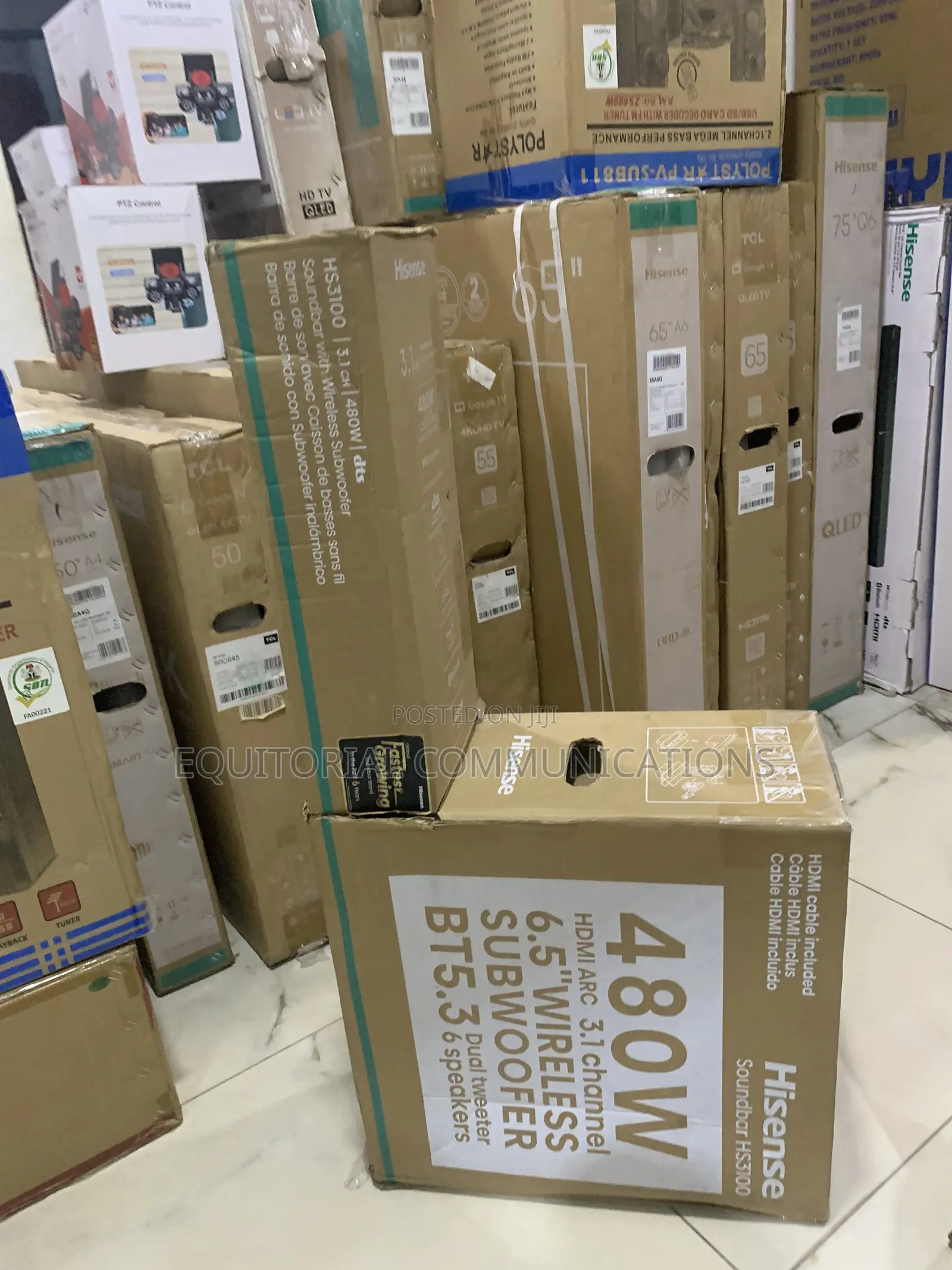 Hisense HS3100 Soundbar – 480W Rich Immersive Sound