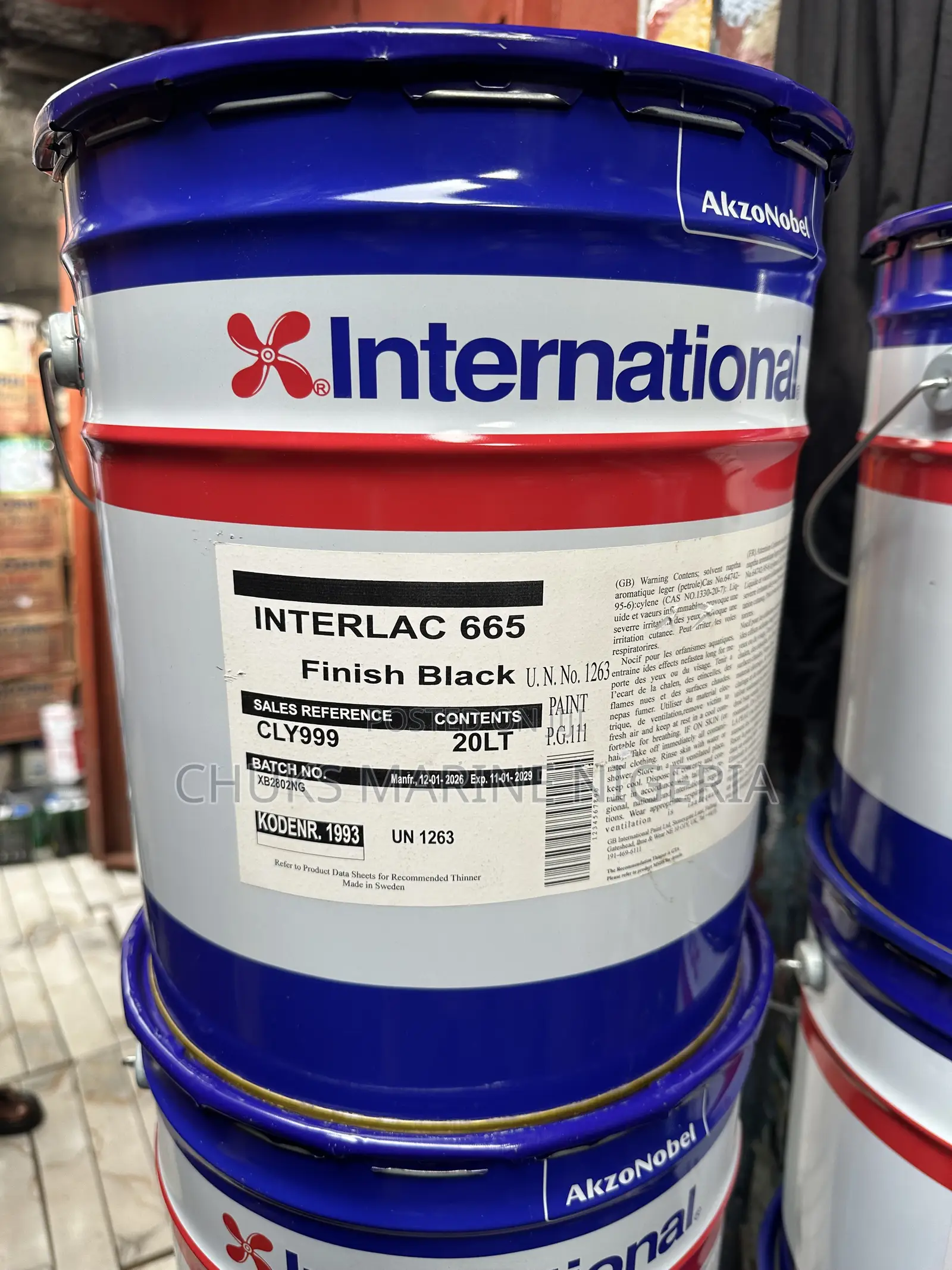 International Interlac 665 Finish Marine Paint