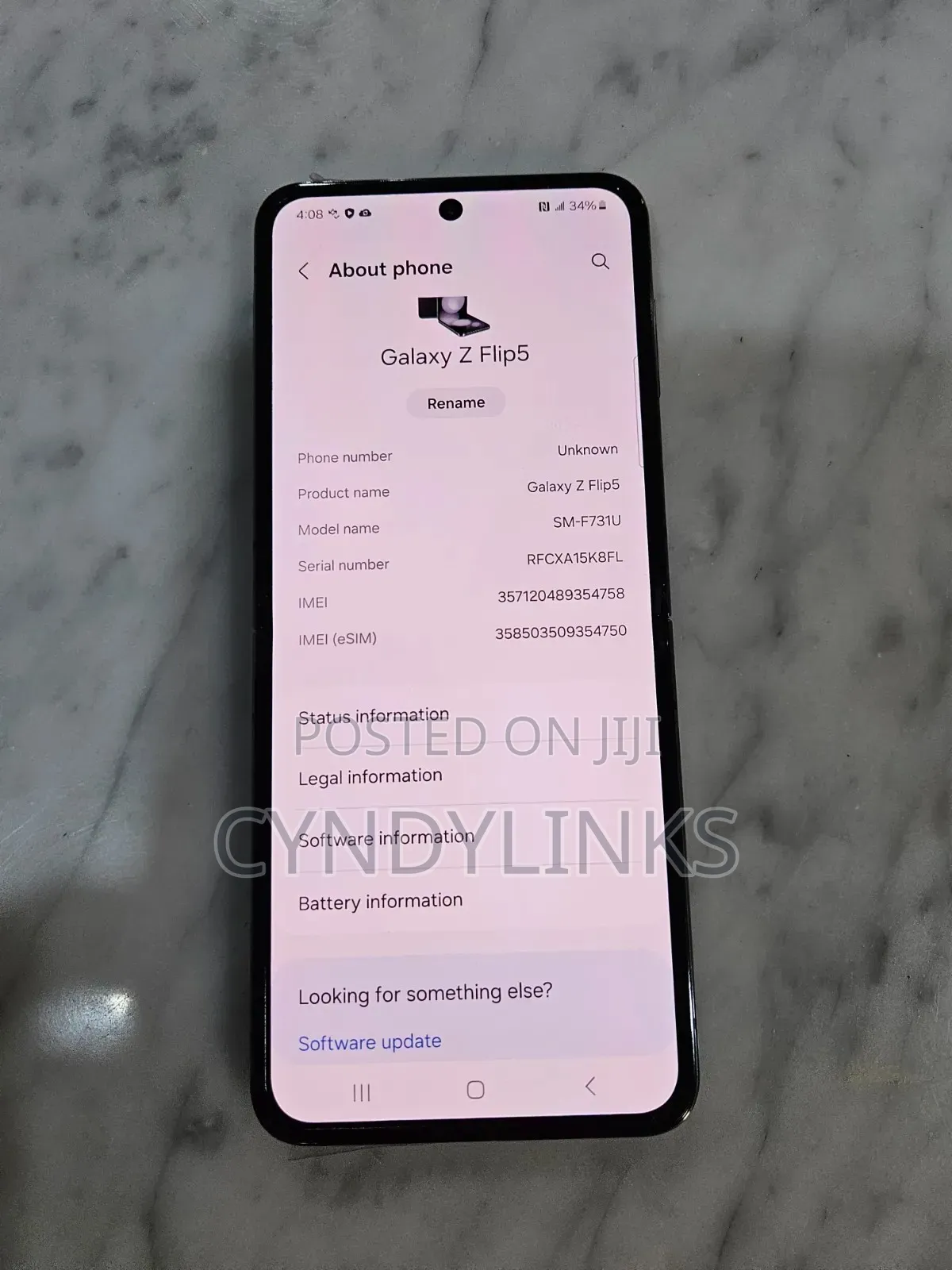 Samsung Galaxy Z Flip5 512 GB Black