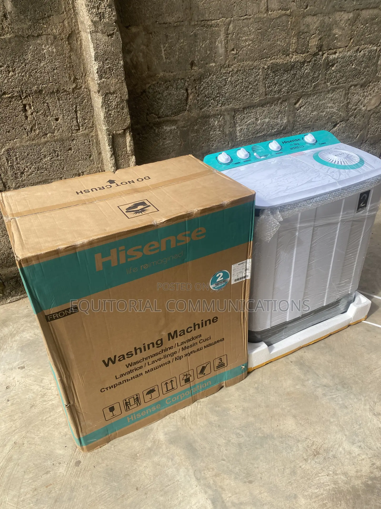 Hisense 11KG Twin Tub Washing Machine – WSRB113