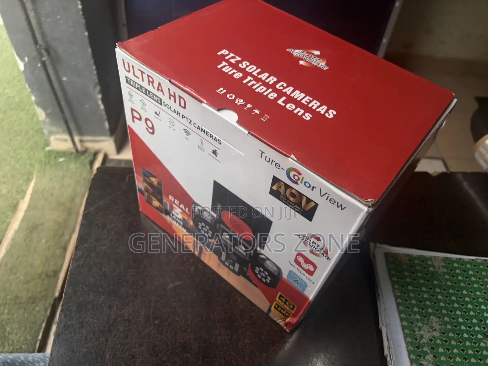 High-Definition Triple-Lens Solar PTZ Camera