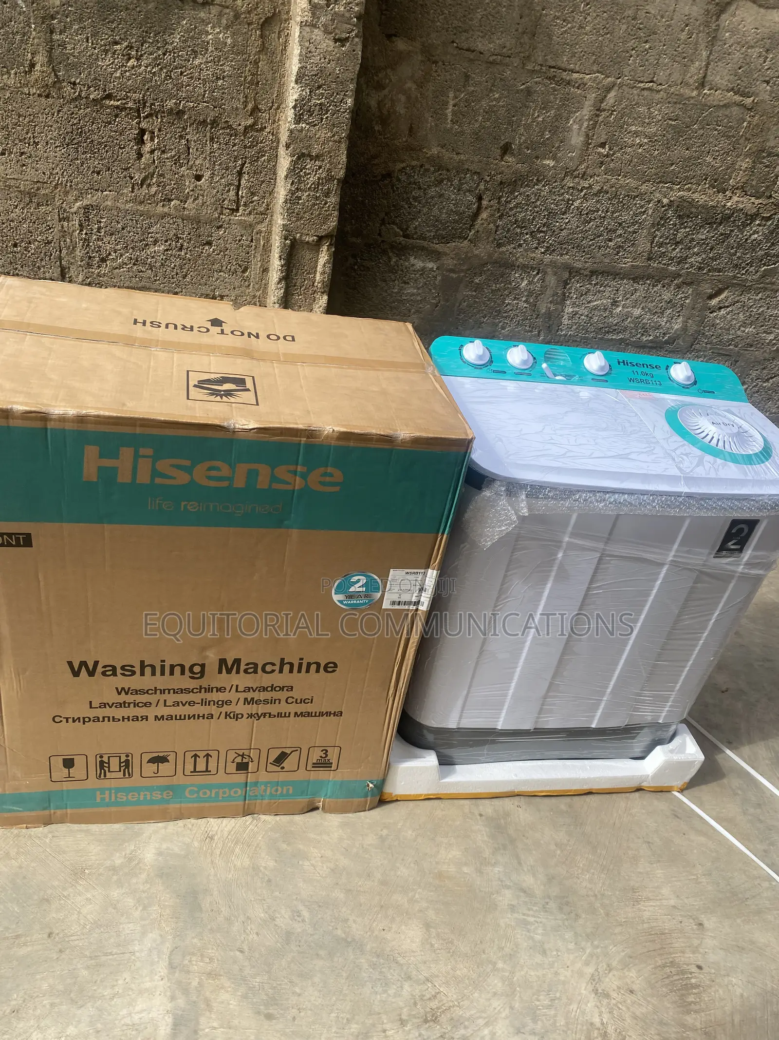 Hisense WSRB113 11KG Manual Washing Machine