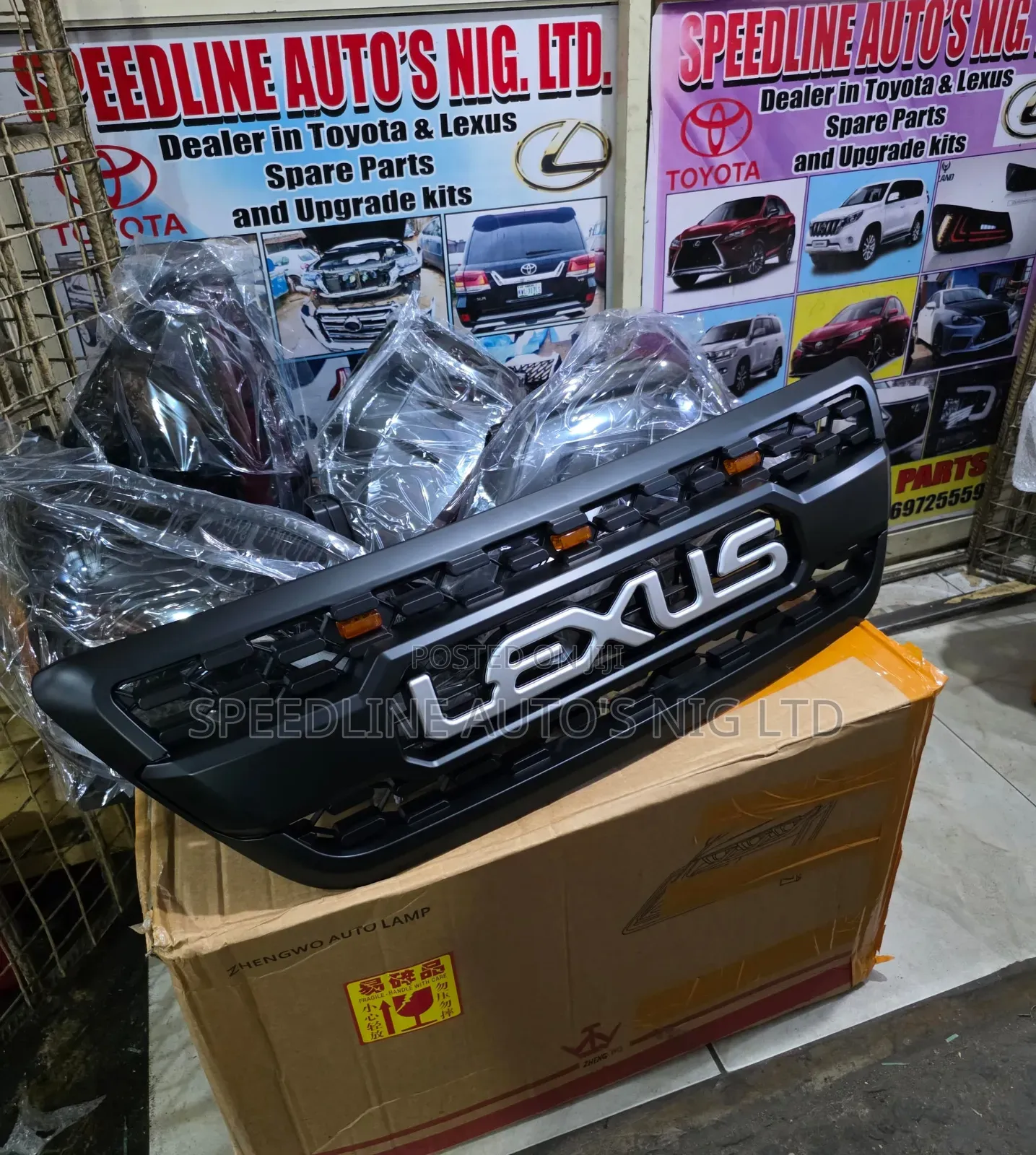 Complete Set of Upgrade Light With Grille Gx470 2005 to 2009 Model
