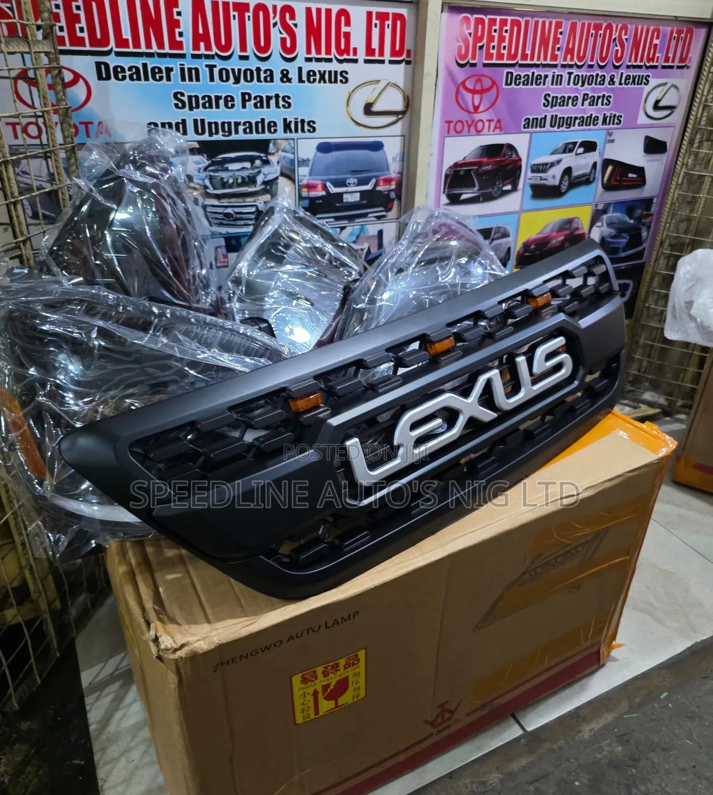 Complete Set of Upgrade Light With Grille Gx470 2005 to 2009 Model