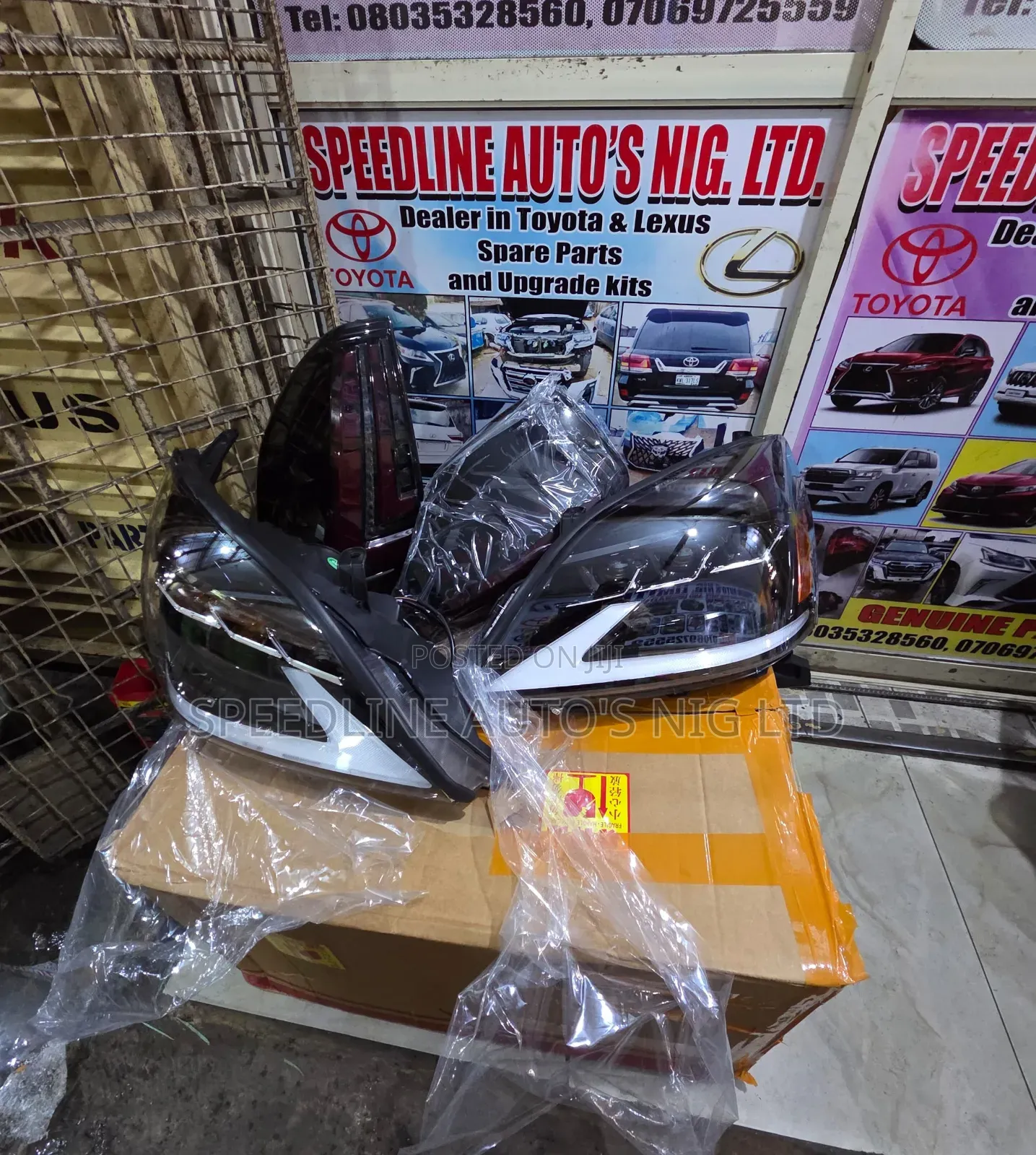 Complete Set of Upgrade Light With Grille Gx470 2005 to 2009 Model