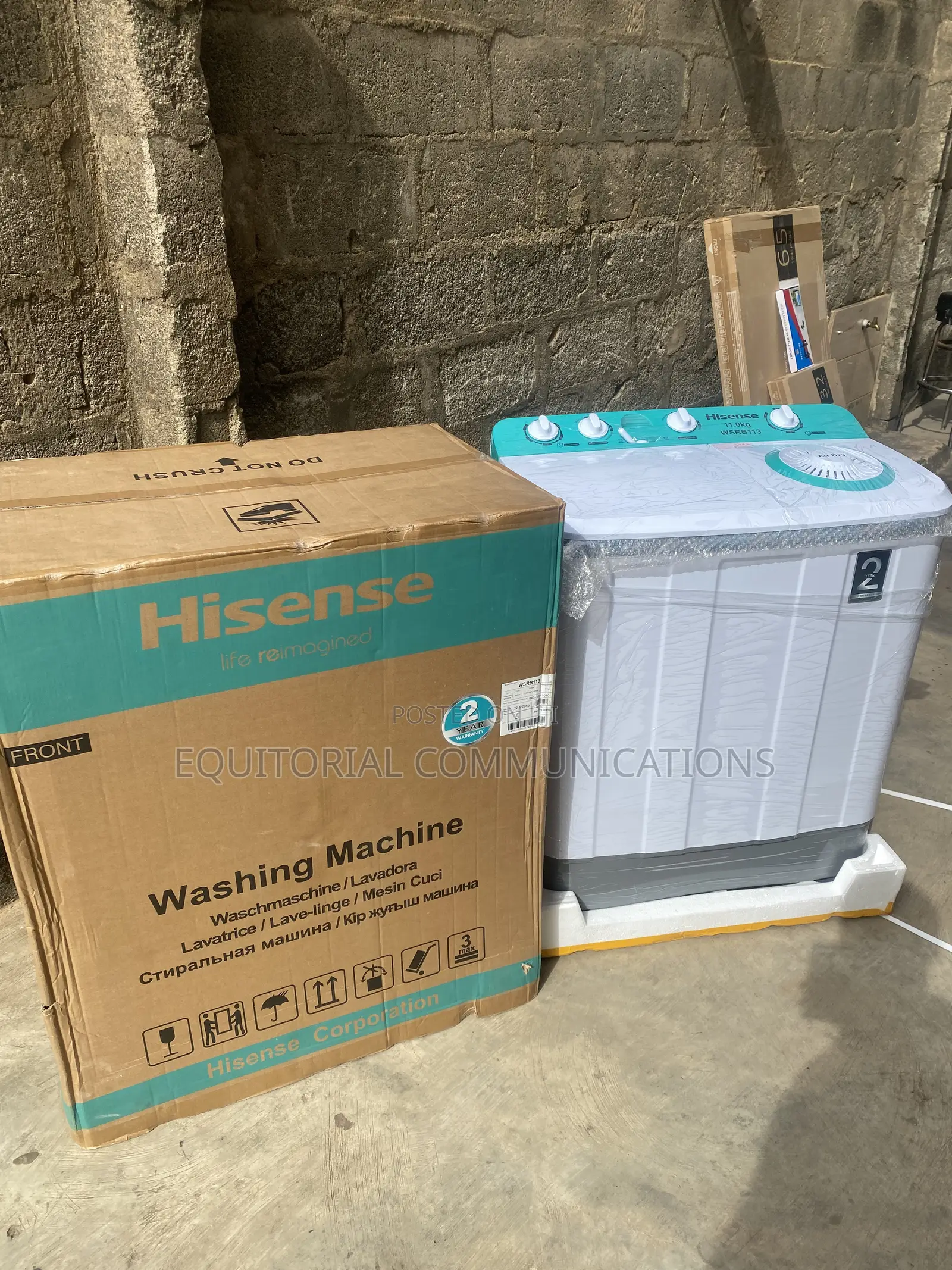 Hisense WSRB113 – 11KG Twin Tub Washer