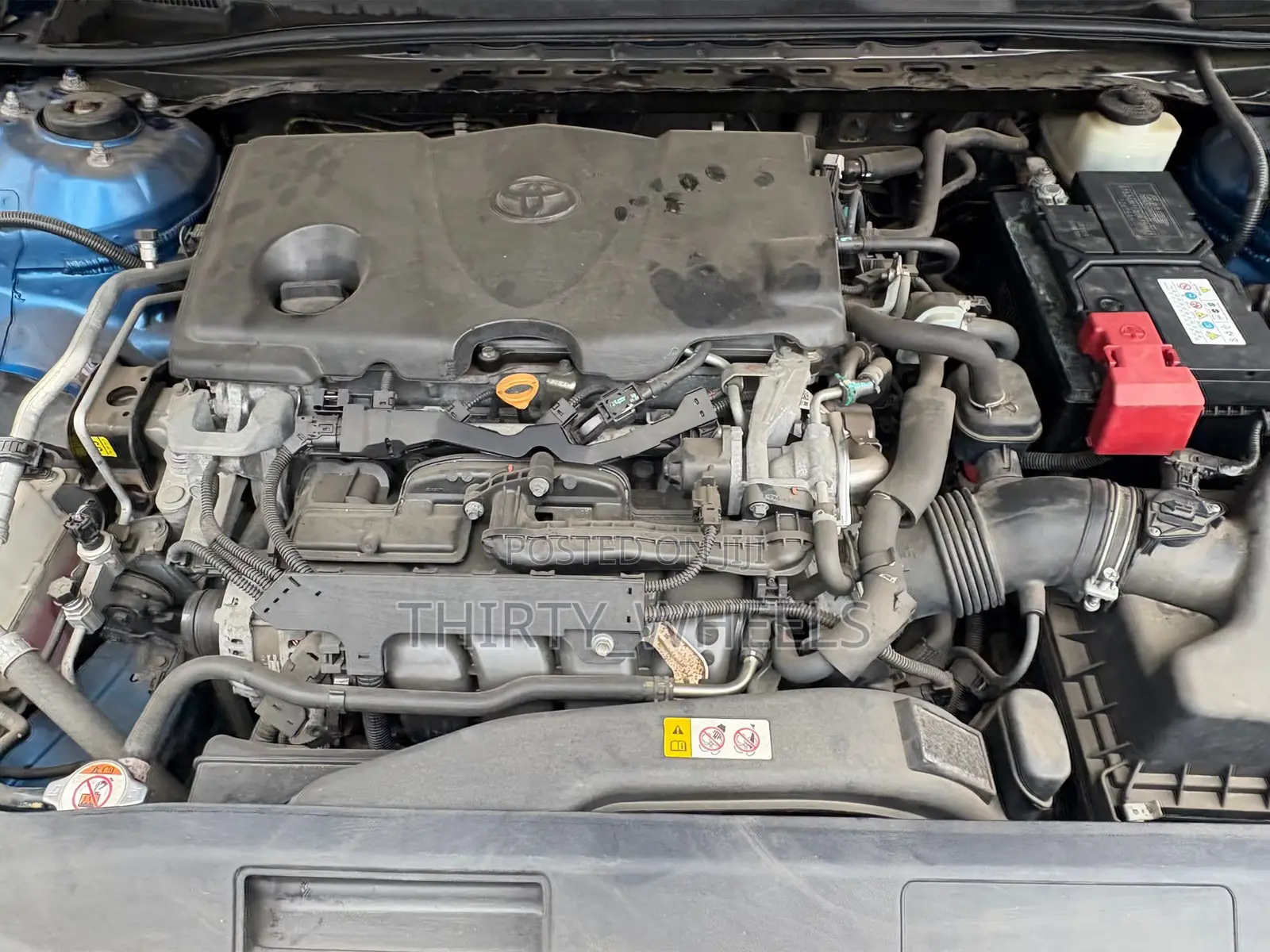 Toyota Camry SE FWD (2.5L 4cyl 8AM) 2018 Blue