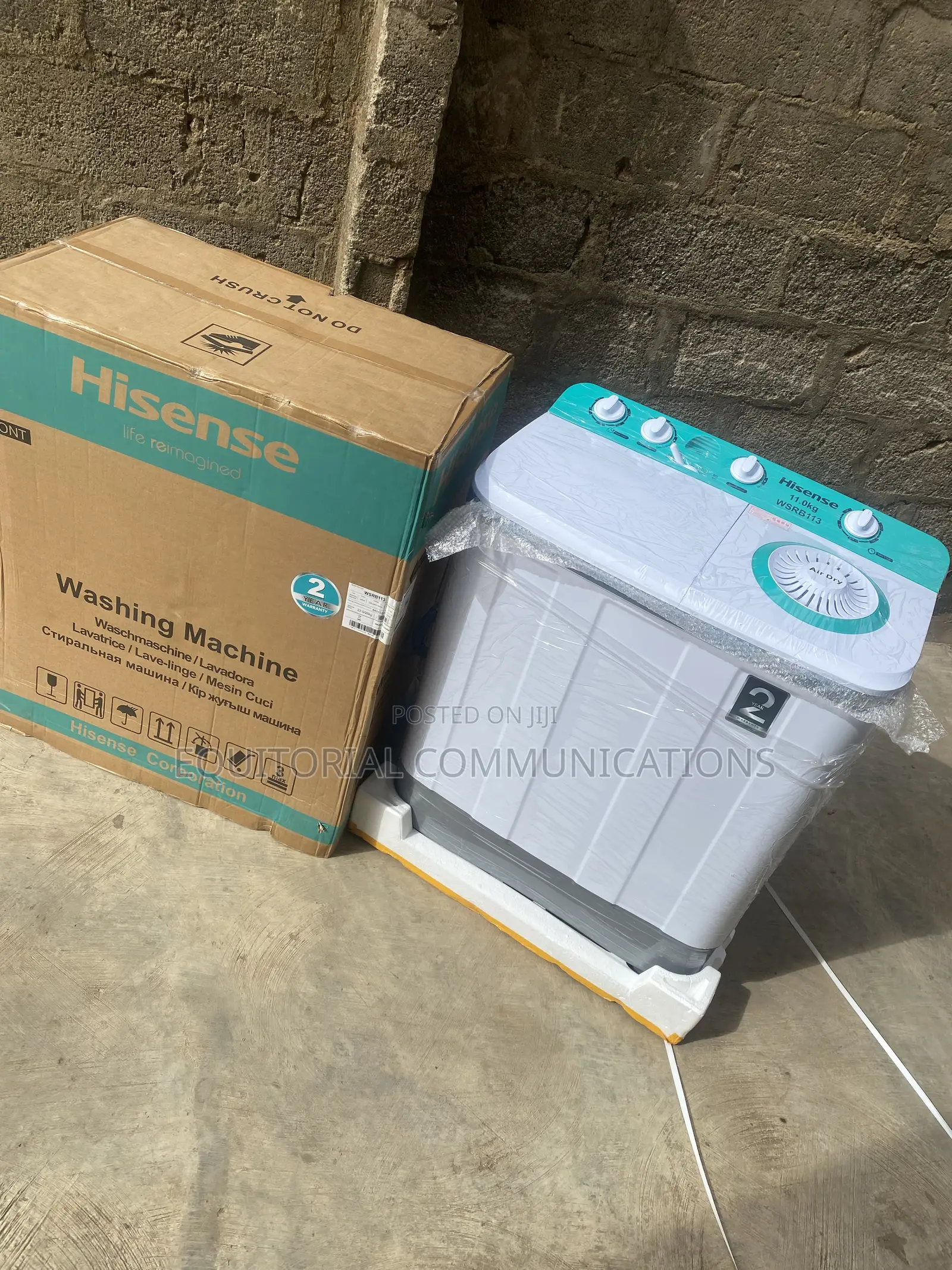 Hisense 11KG Twin Tub Washing Machine for Home