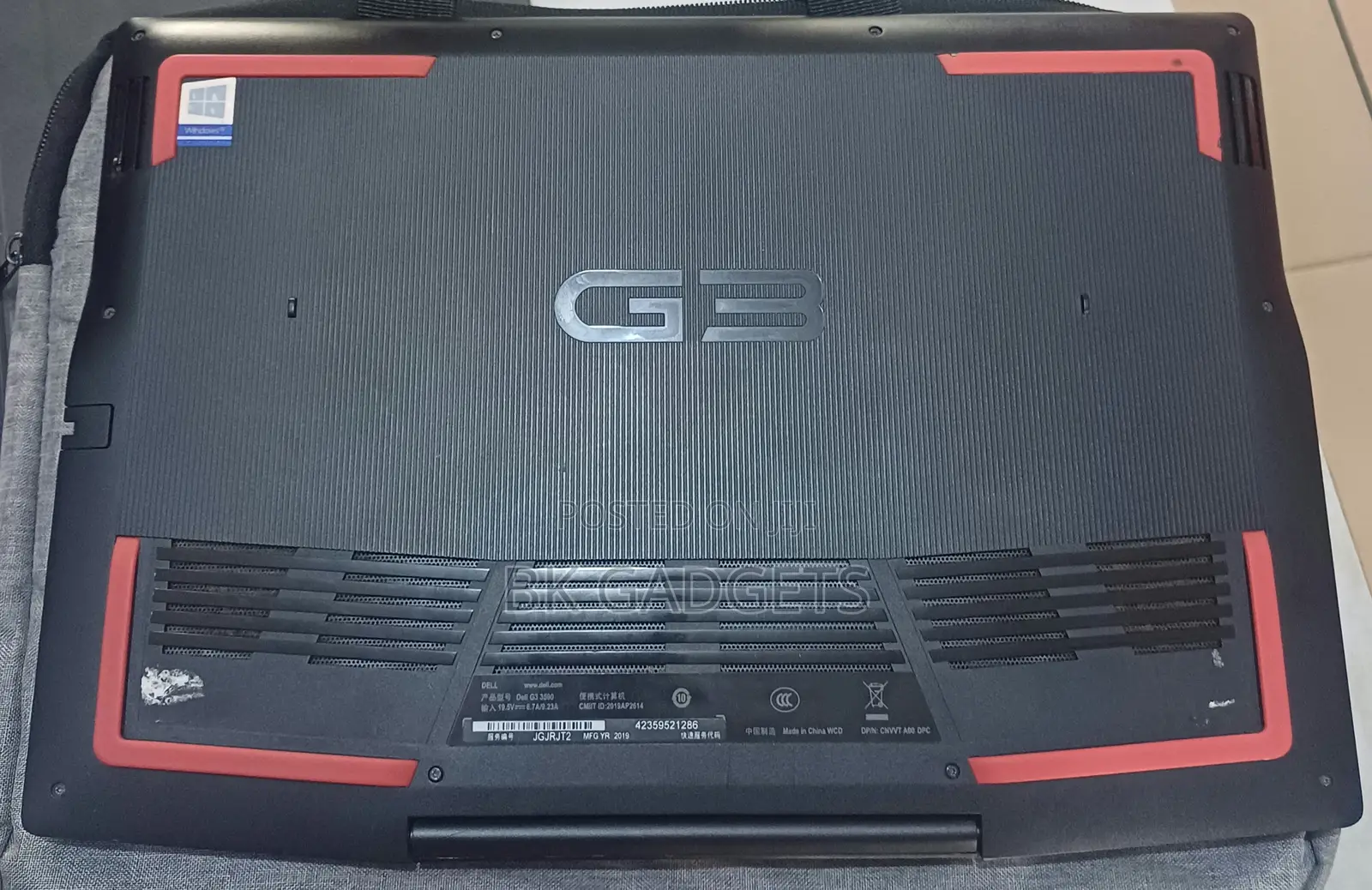 Laptop Dell G3 15 3590 12GB Intel Core i7 SSD 512GB