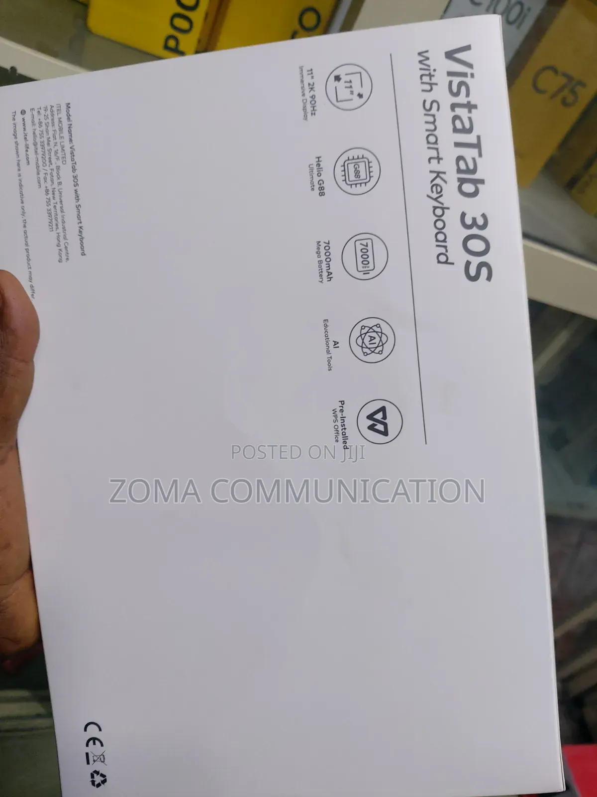 New Itel VistaTab 30S 128 GB Gray
