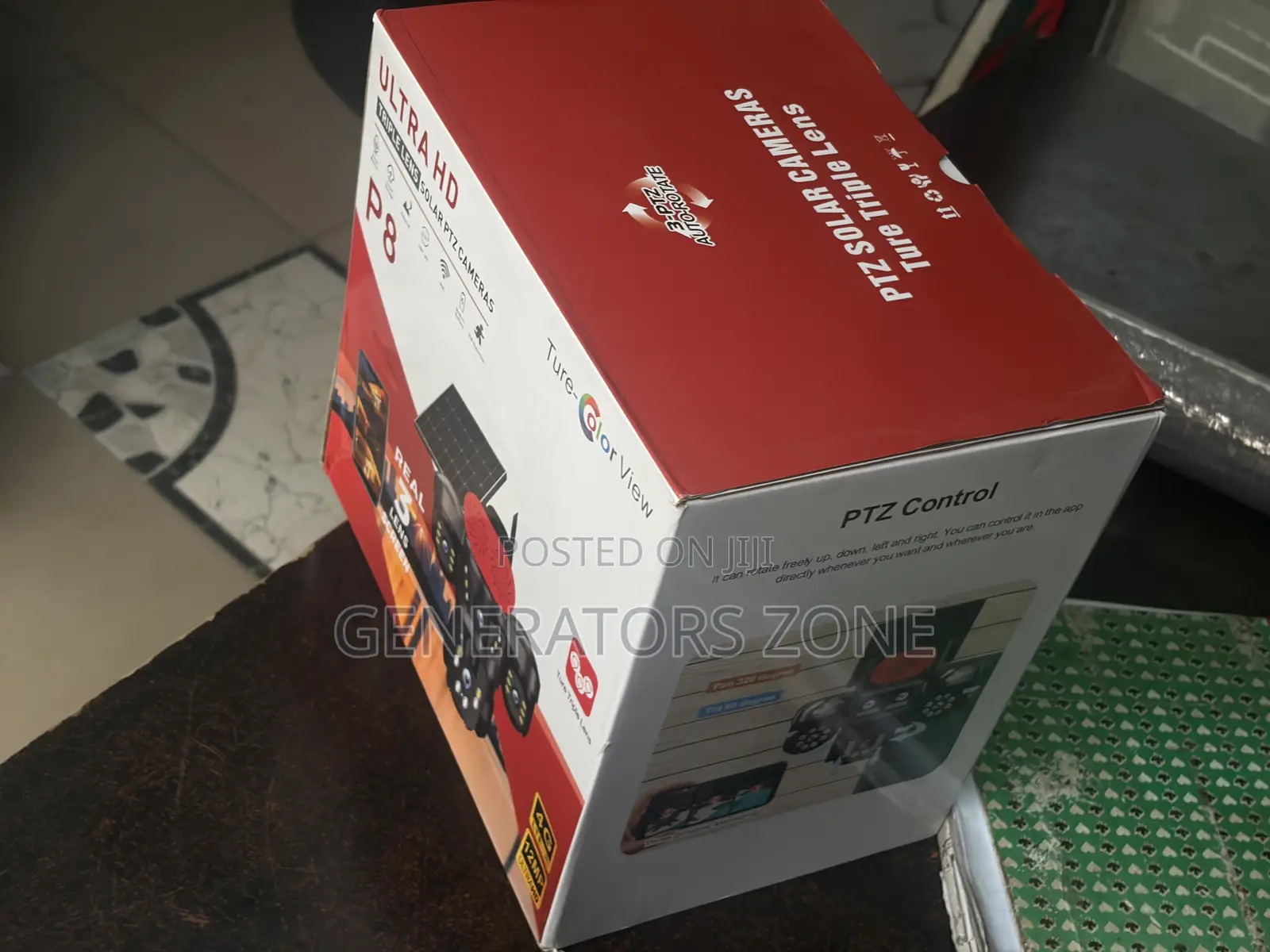Ultra HD Solar PTZ Camera for Warehouse Surveillance