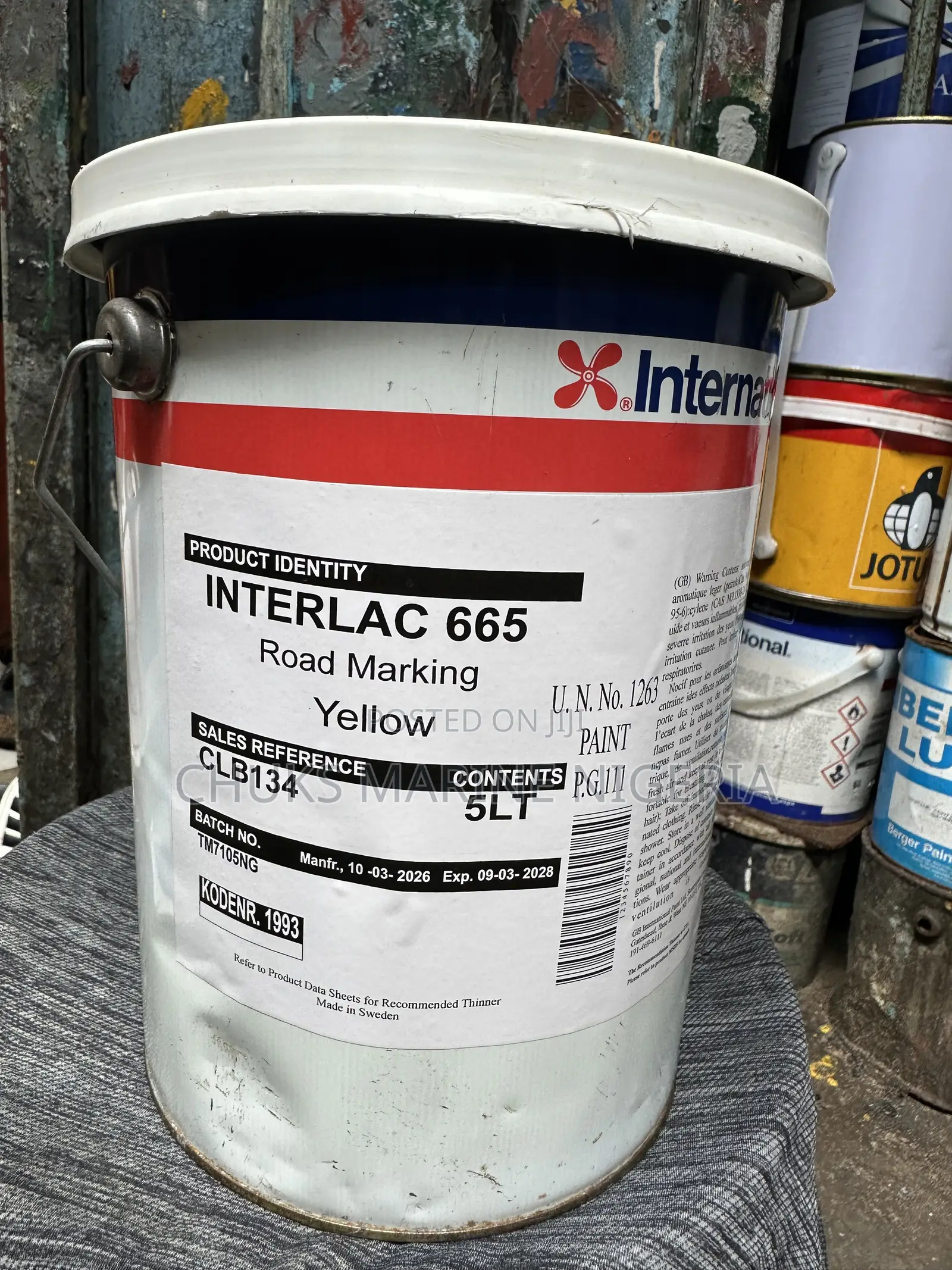 International Interlac 665 Road Marking Paint