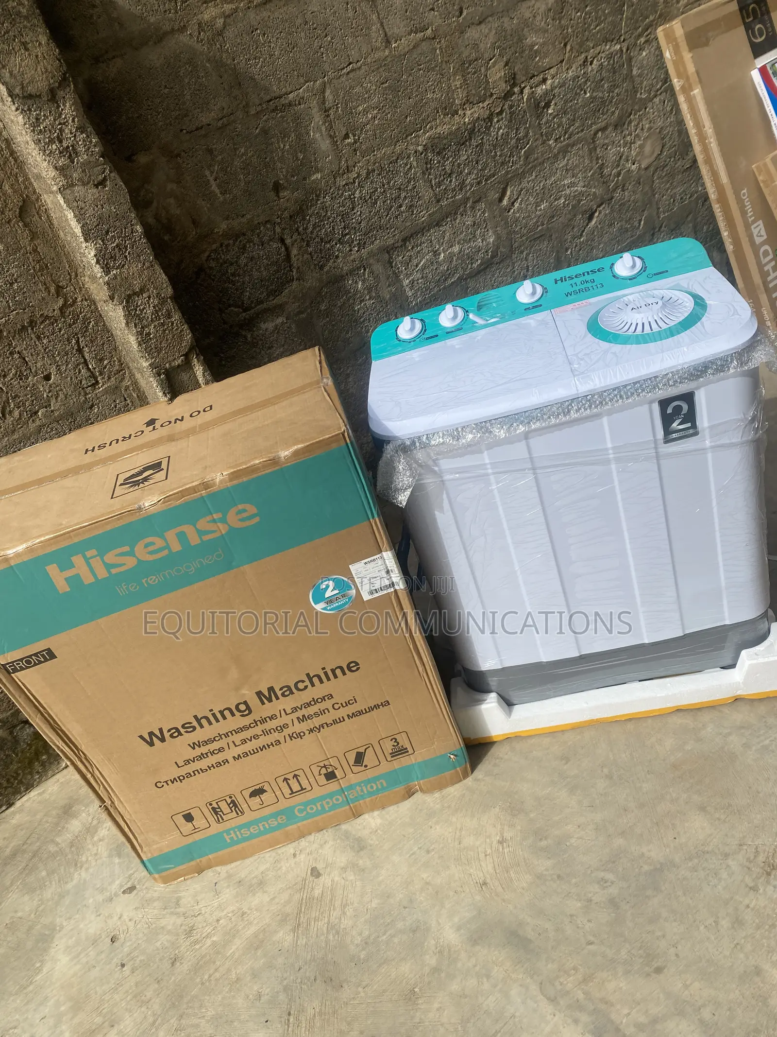 Hisense 11KG Manual Twin Tub Washer – Large Capacity