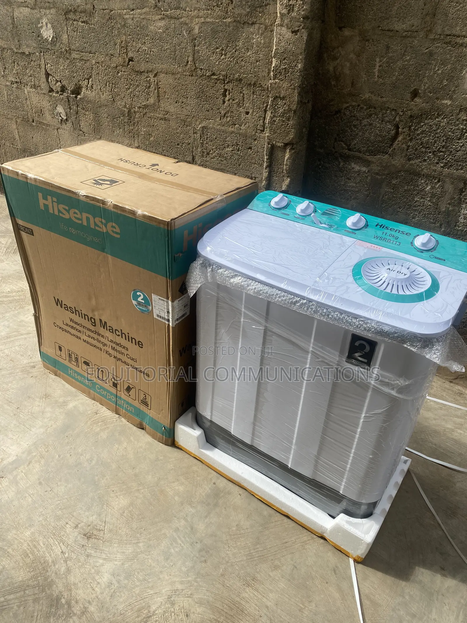Hisense WSRB113 – 11KG Twin Tub Laundry Solution