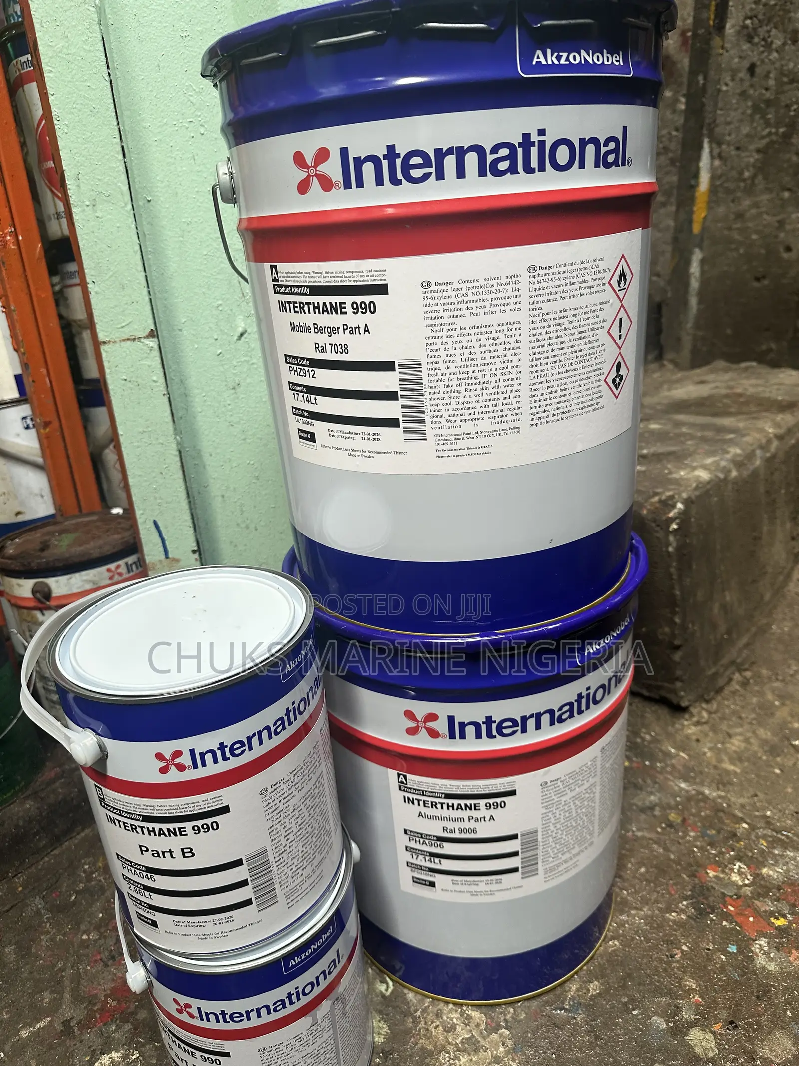 International Interthane 990 Mobile Berger Ral 7038