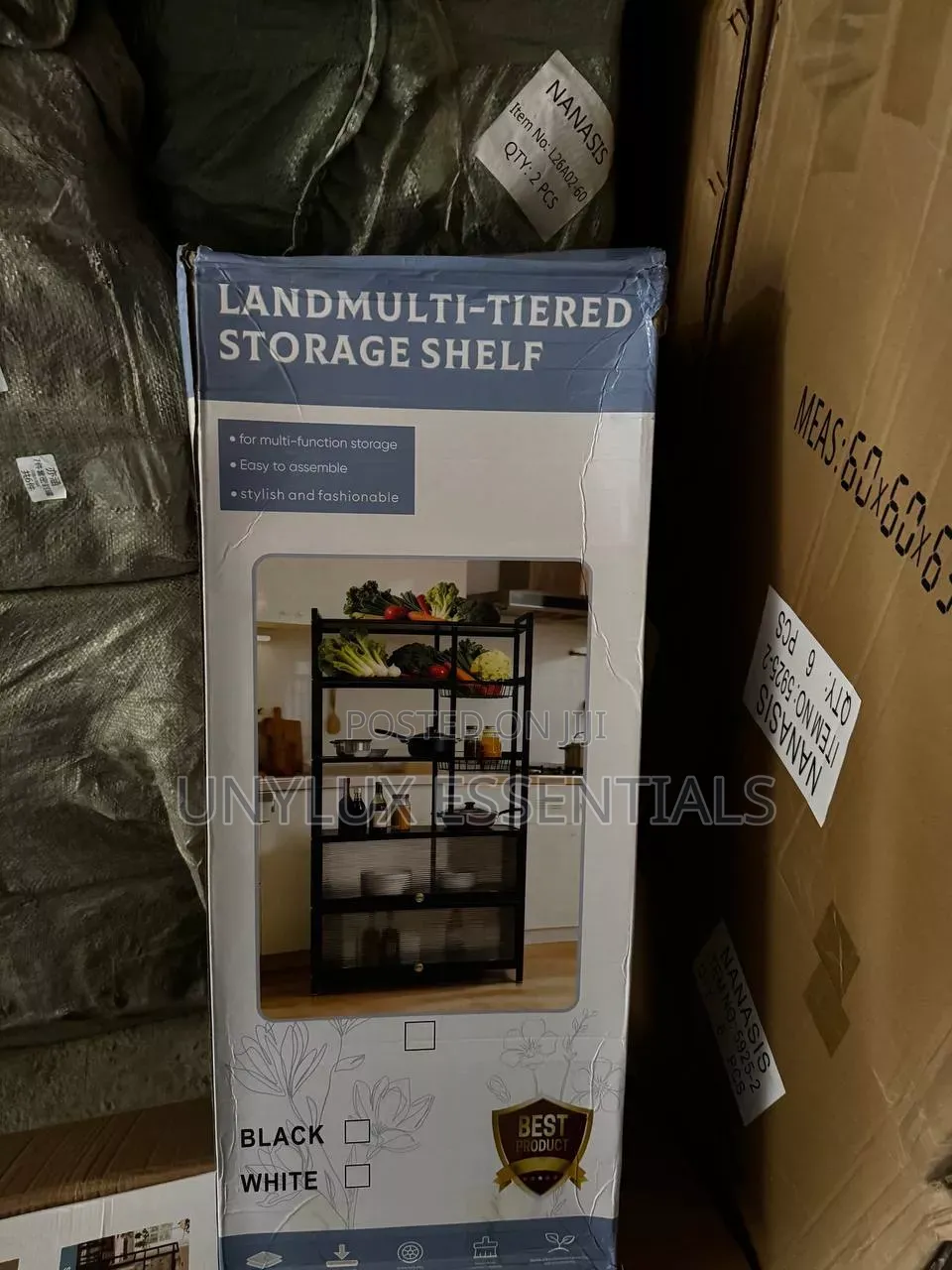 Multi-Purpose New Storage Shelves (Measurements 80 * 32 * 145 Cm)