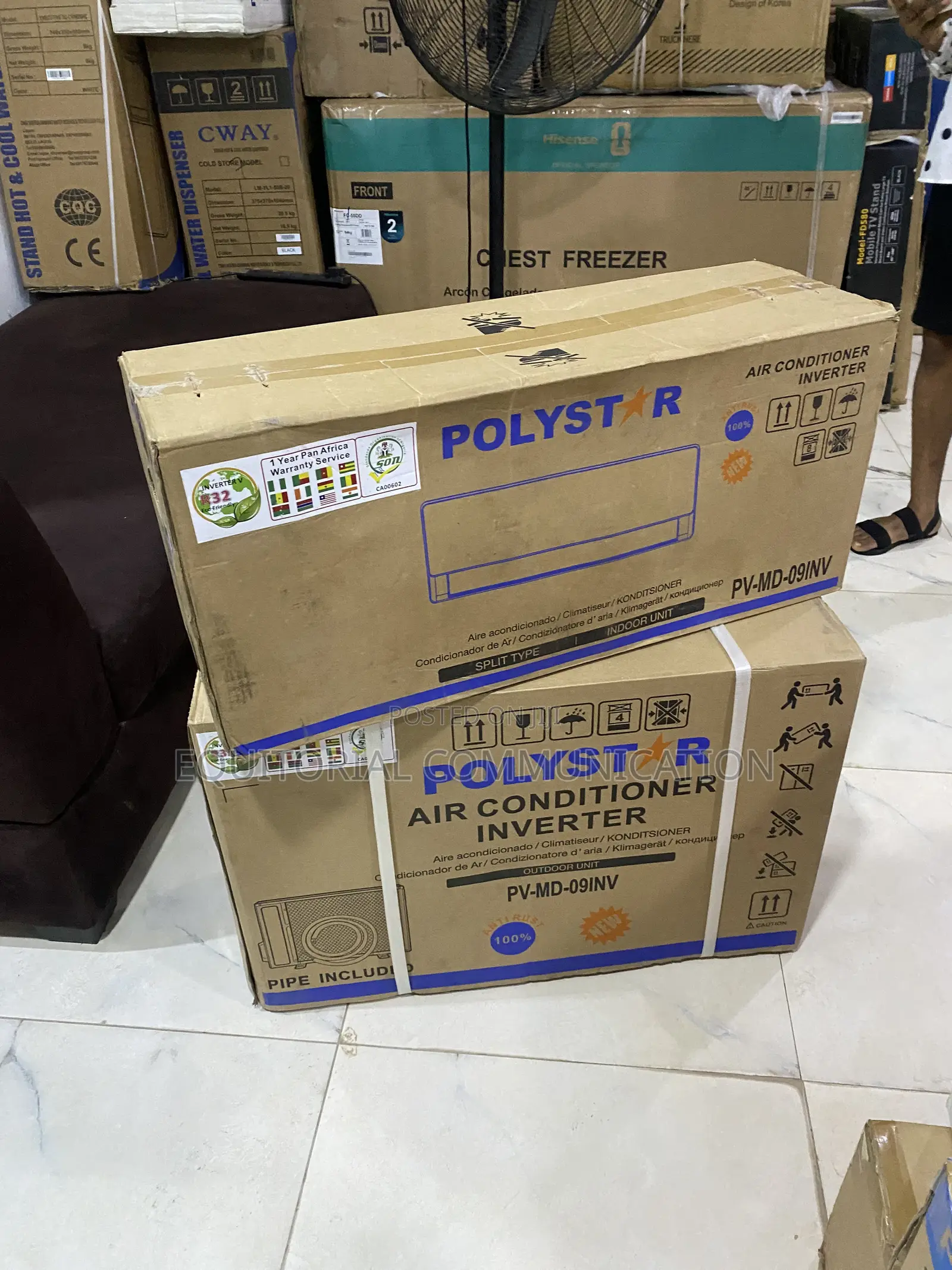 Modern Polystar 1HP Split AC Unit