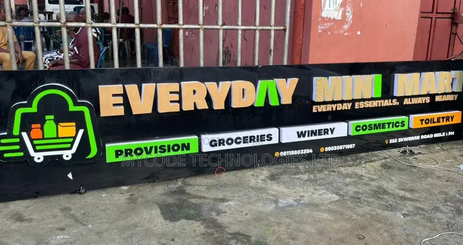 Outdoor Signage | Business, Shop 3D Signboards in Port Harcourt