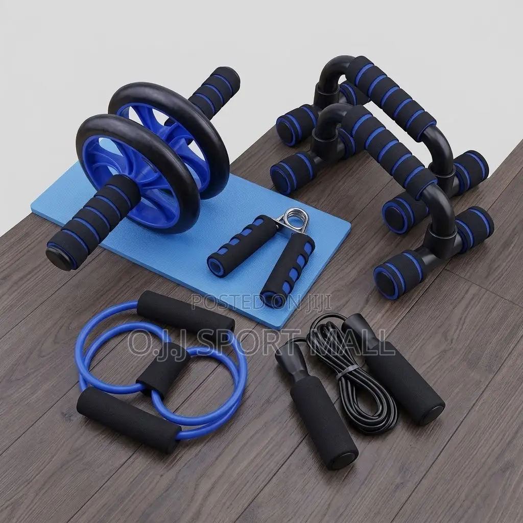 5-in-1 Gym Kit – Compact Home Workout Equipment Set