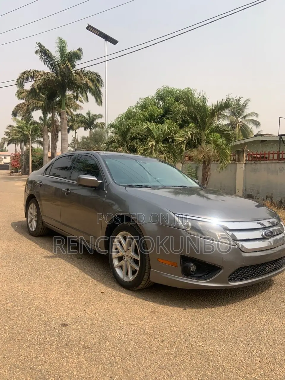 Ford Fusion SEL 2012 Gray