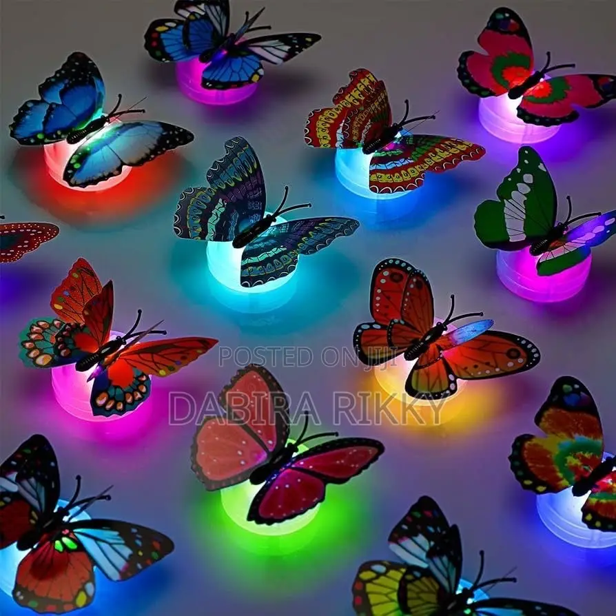 3D Butterfly LED Multicolor Wall Sticker