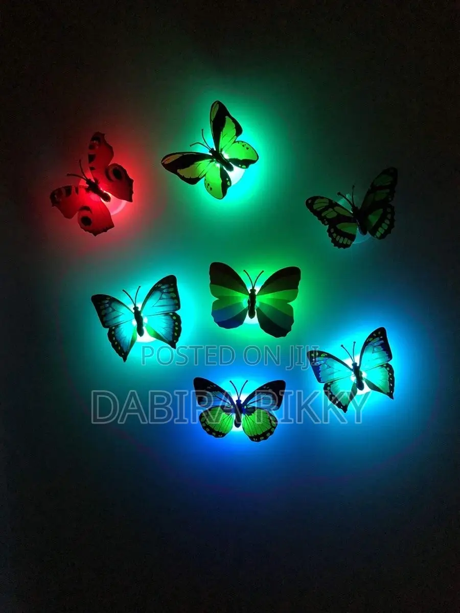 3D Butterfly LED Multicolor Wall Sticker