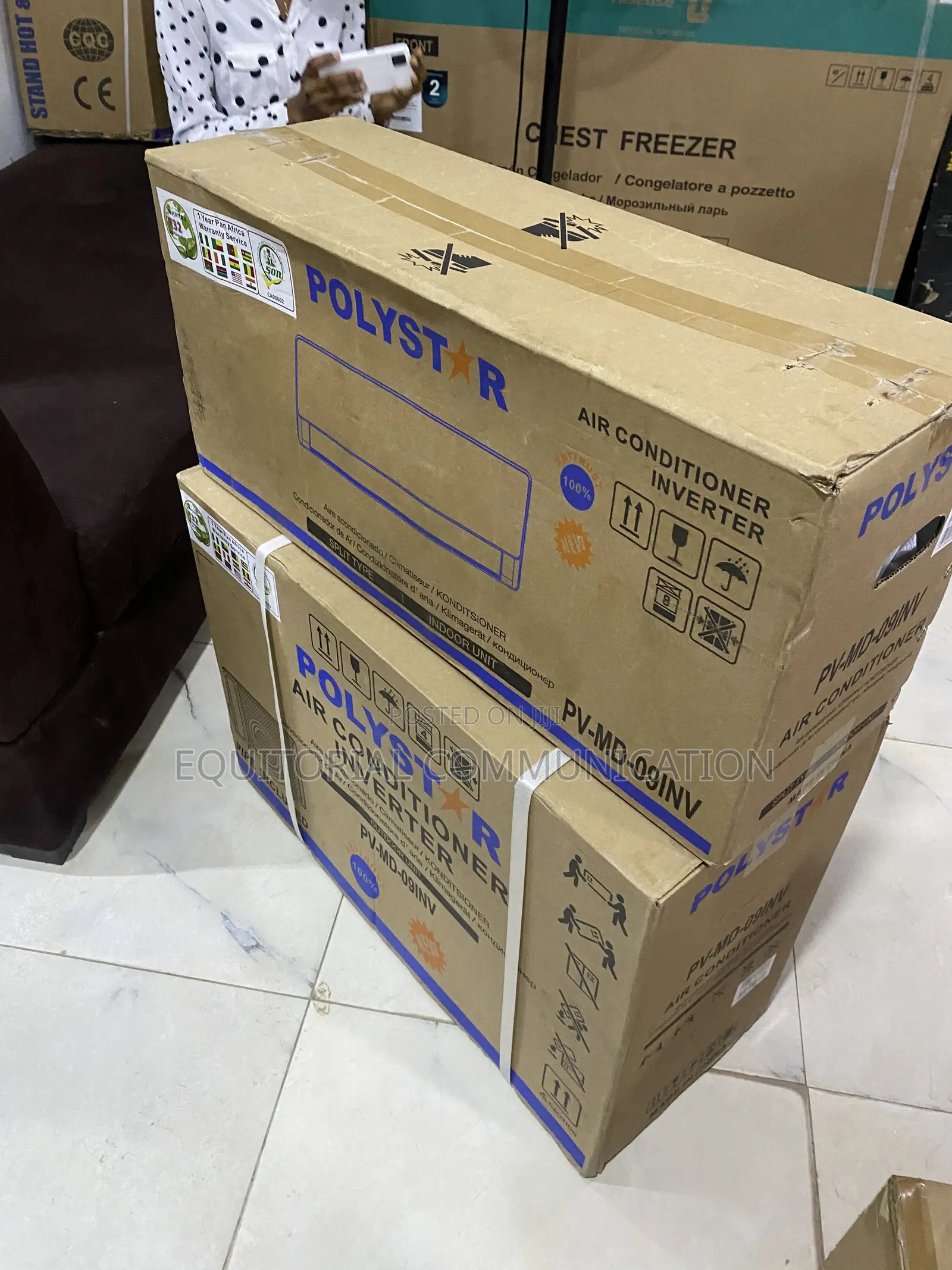 1HP Polystar Wall Split Cooling AC