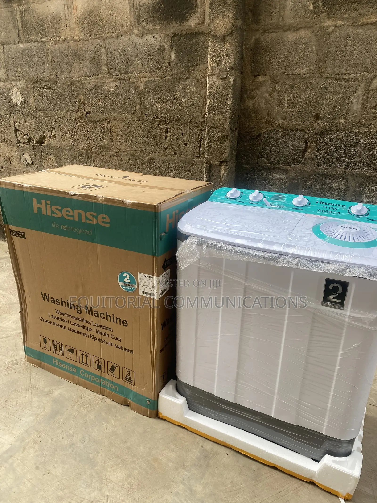 Hisense WSRB113 – Convenient 11KG Manual Washer