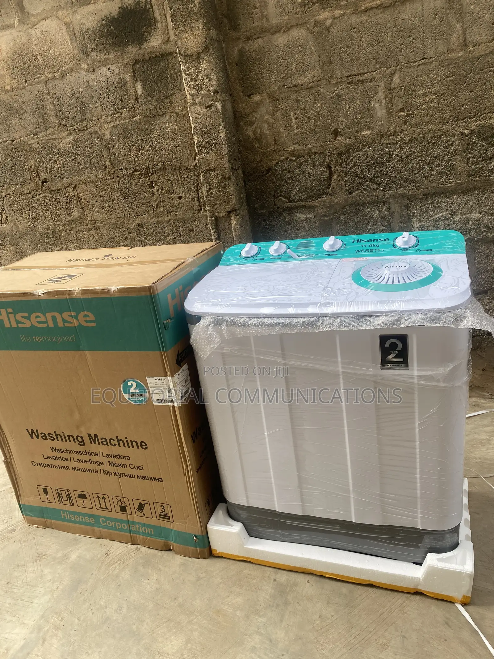 Hisense 11KG Twin Tub Washing Machine – Family Laundry