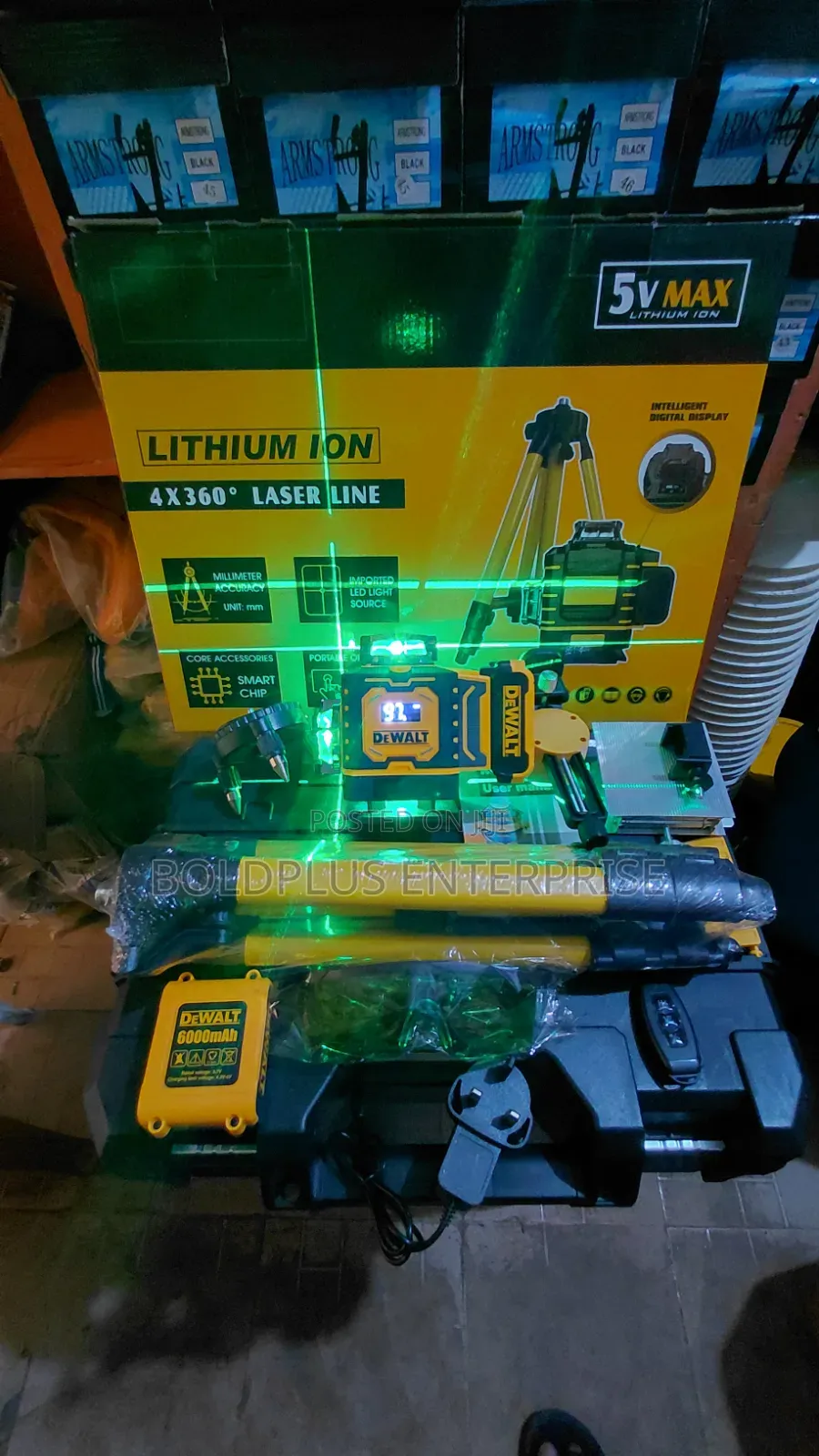 16 Line Dewalt Leaser Green Line Laser Level Mavhine