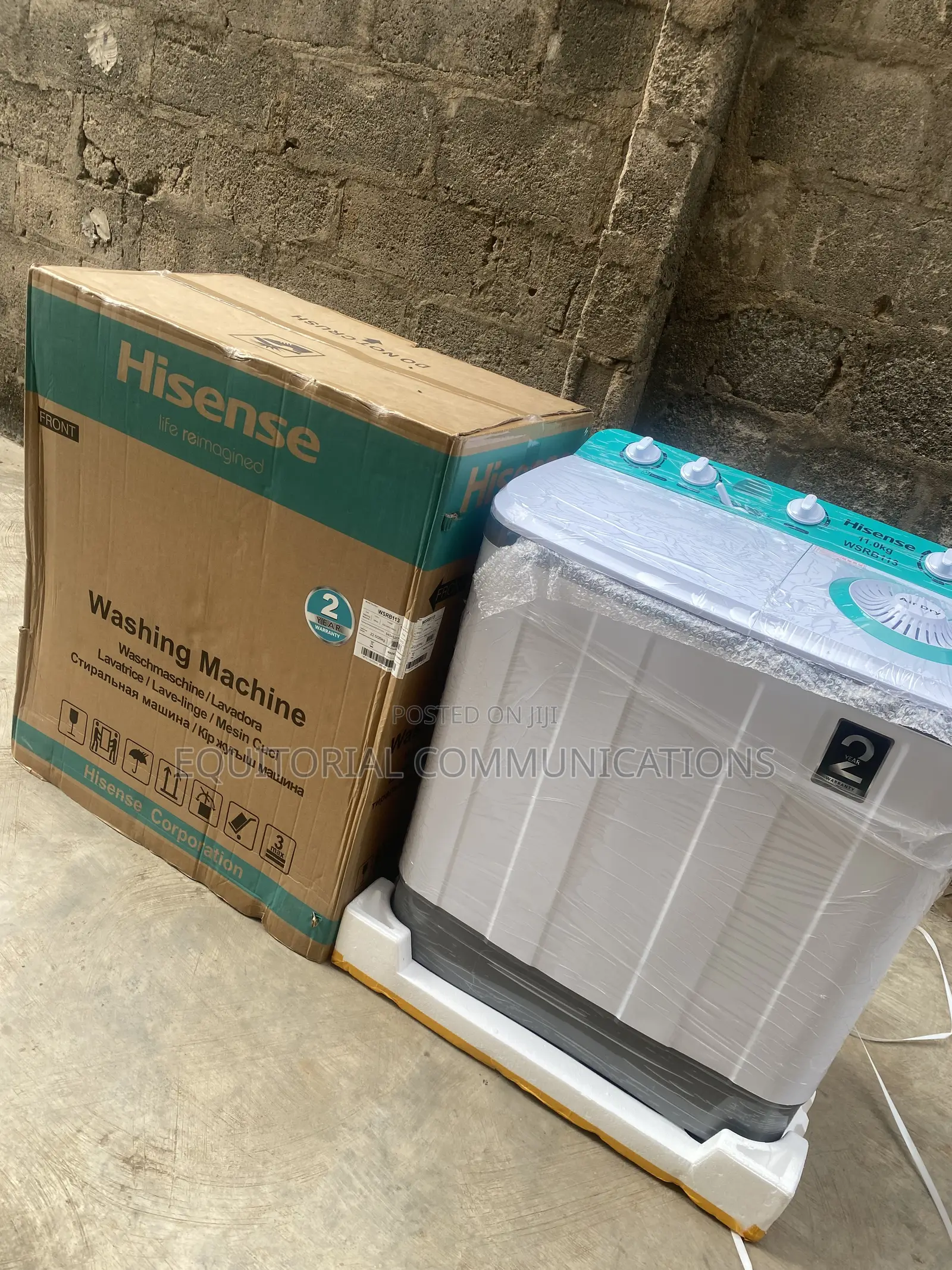 Hisense WSRB113 – 11KG Washer With Separate Spin Tub