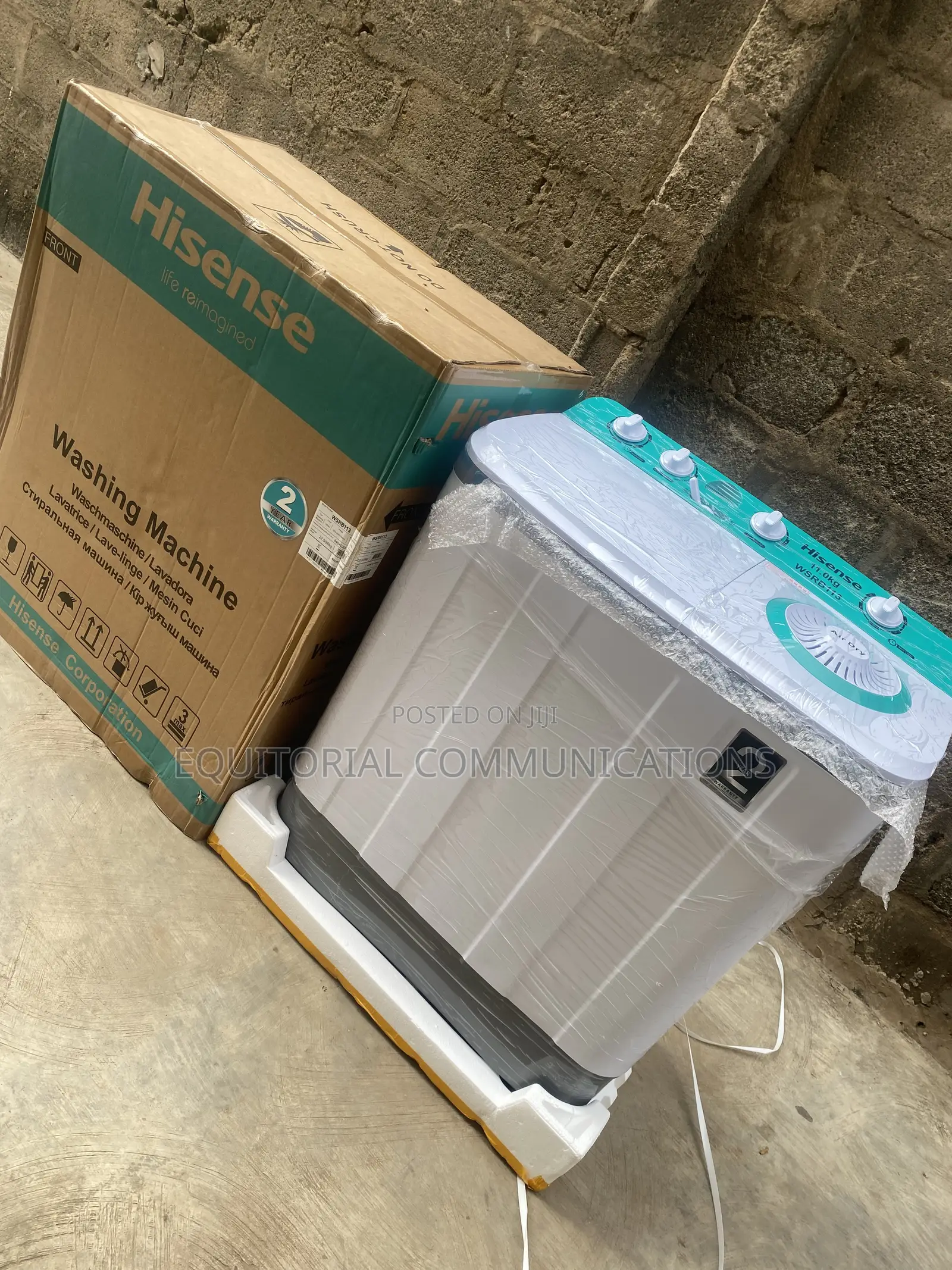 Hisense 11KG Twin Tub Washing Machine – Easy Laundry Care