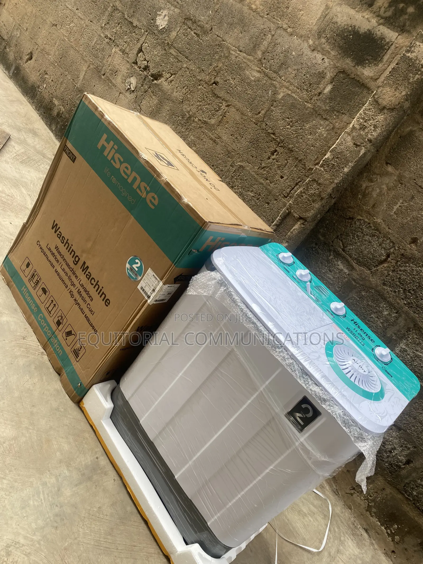 Hisense 11KG Twin Tub Washing Machine – Easy Laundry Care