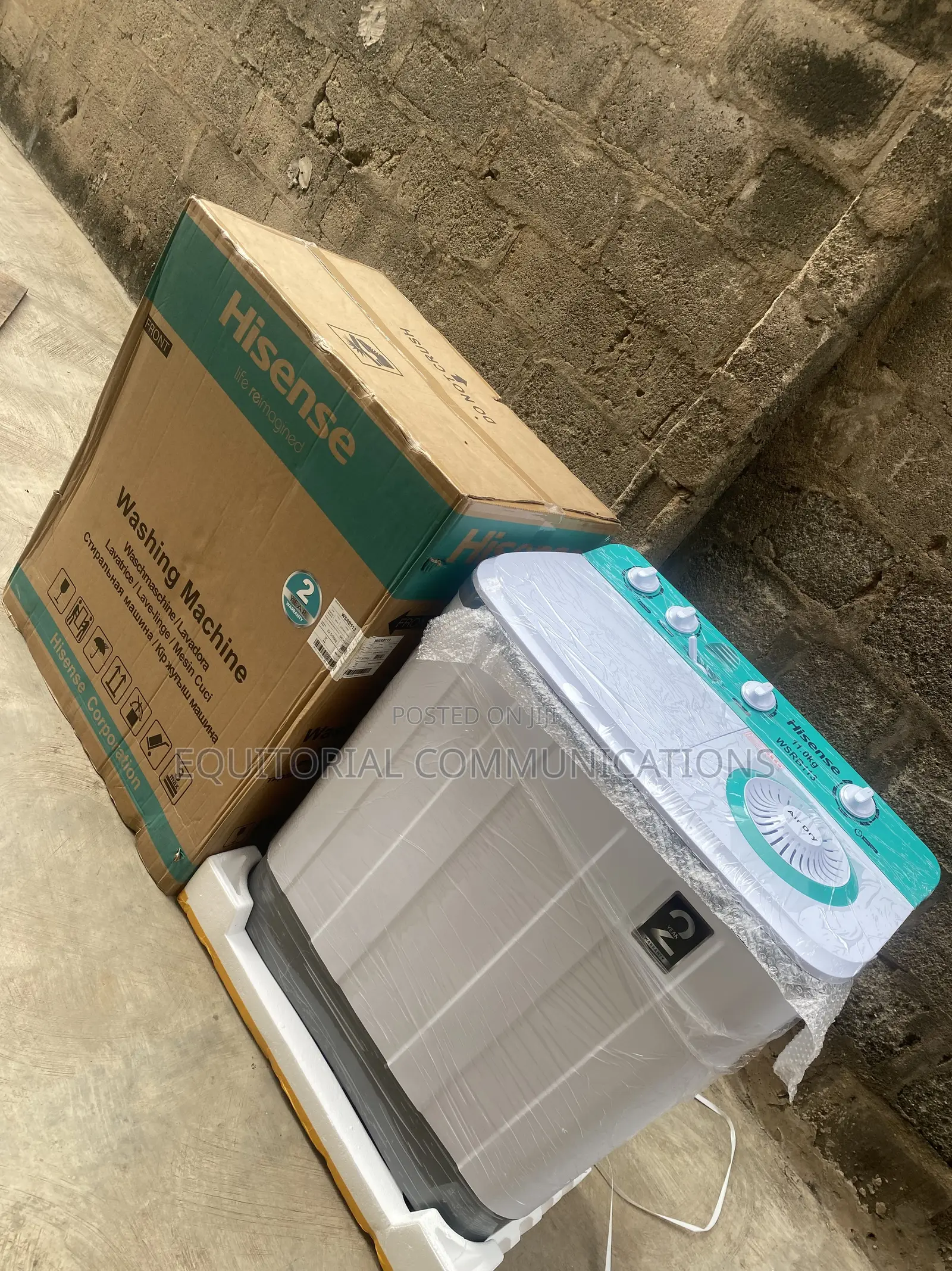 Hisense 11KG Twin Tub Washer – Wash Clothes With Ease